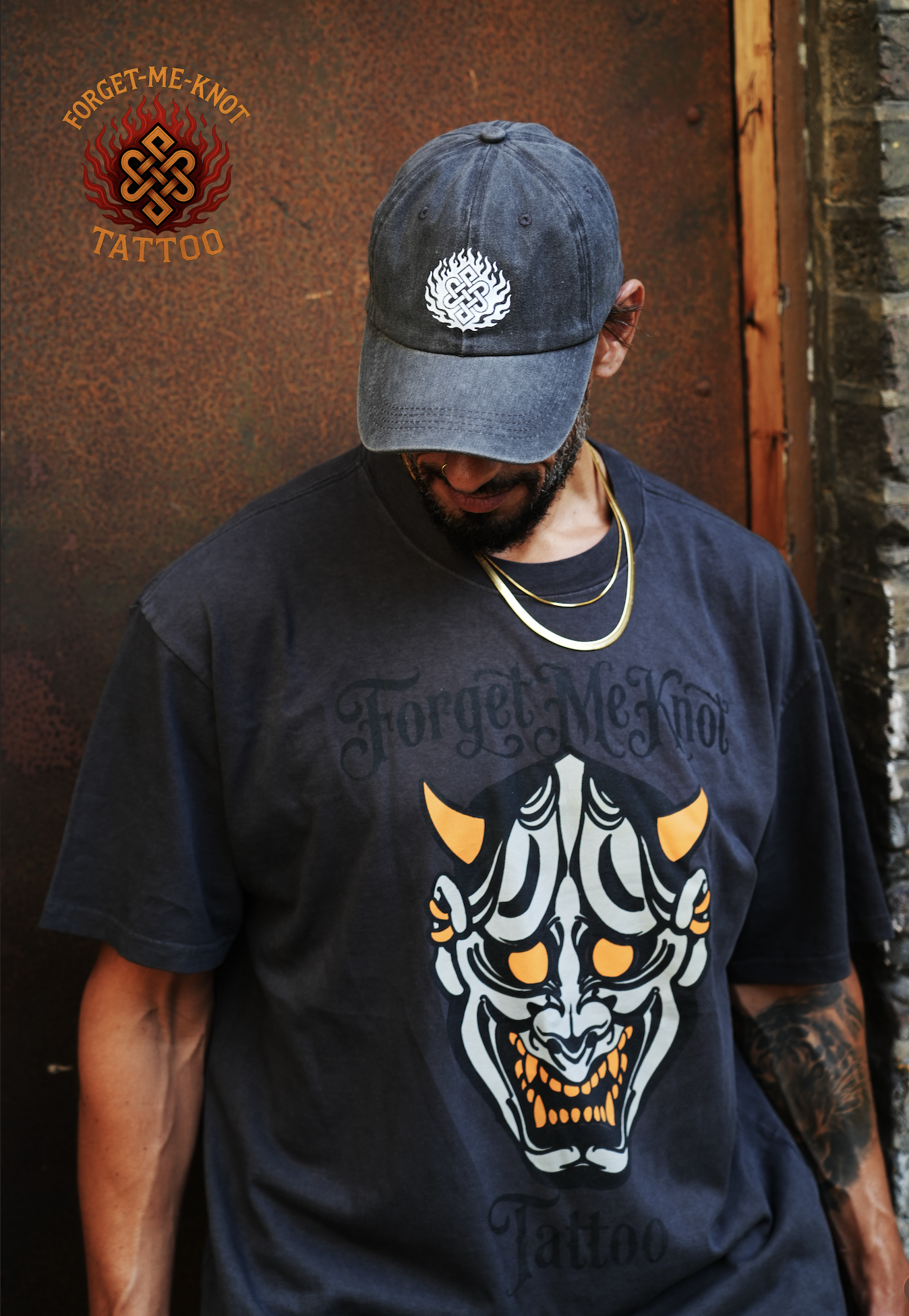 Grey Hannya T-shirt