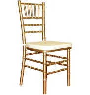 Gold Chiavari chairs
