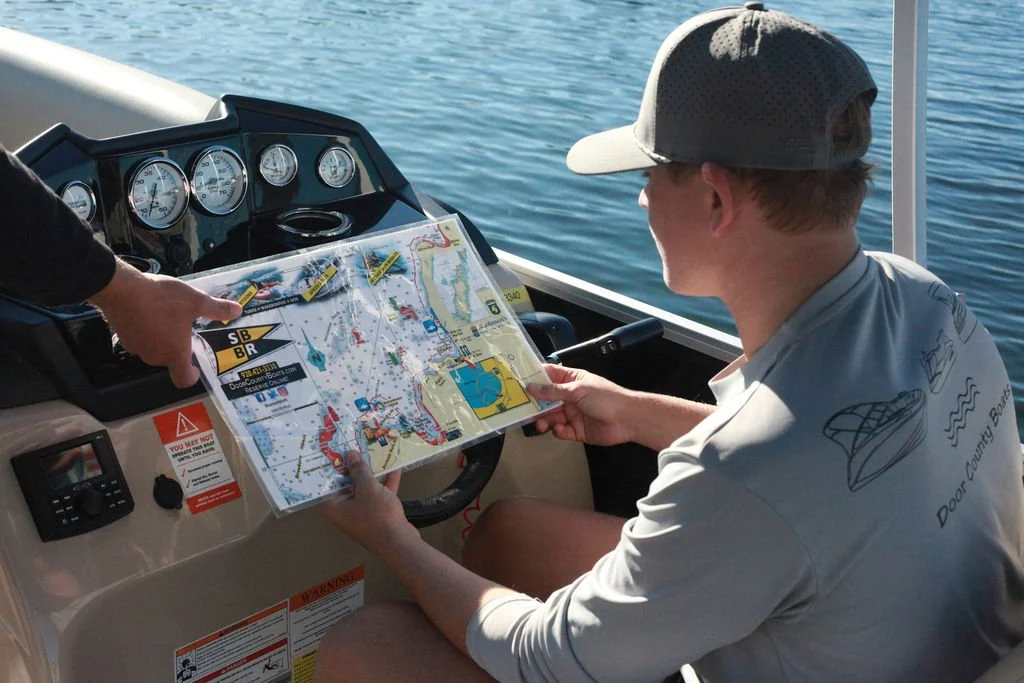 Teaching customer the map of the area