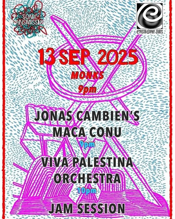 Excited to announce that tickets for @sonictransfest tonight have SOLD OUT! See y&rsquo;all later at @monksjazz 🇵🇸