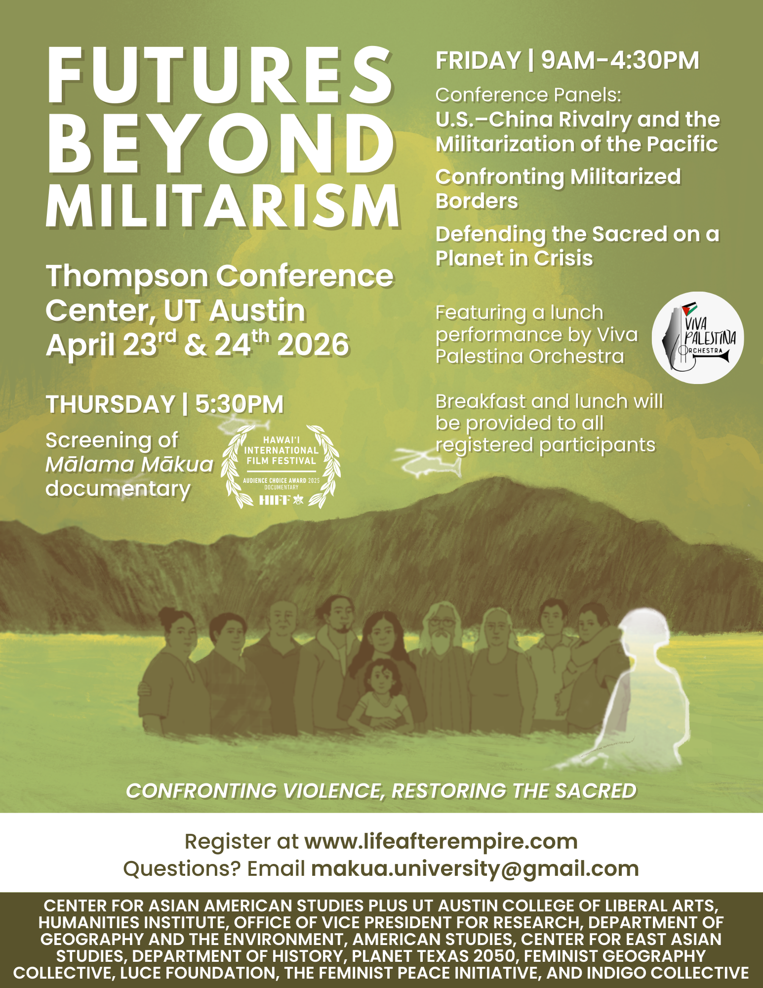 VPO at Future’s beyond militarism: confronting violence, restoring the sacred