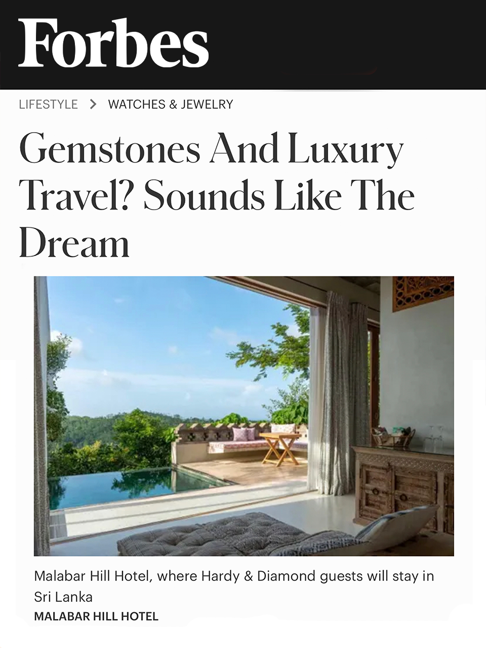 Gemstones And Luxury Travel? Sounds Like The Dream
