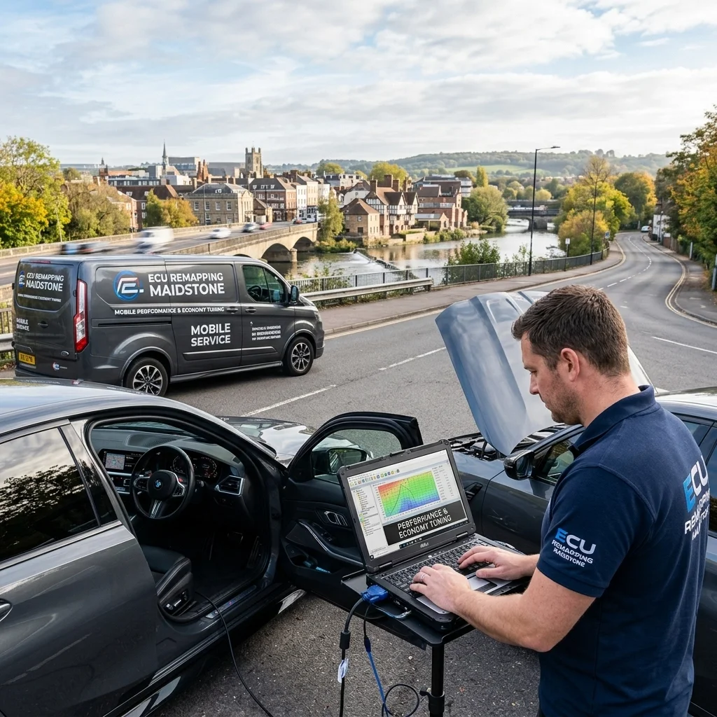 Professional mobile ECU remapping service for cars and vans in Maidstone, Kent.