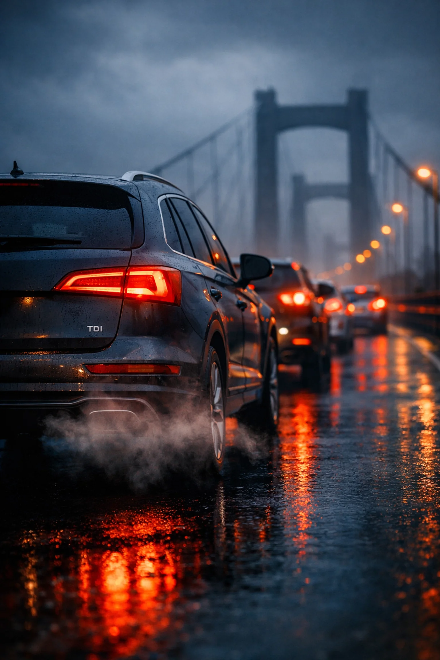 Diesel car in Medway traffic causing DPF blockage due to short trips