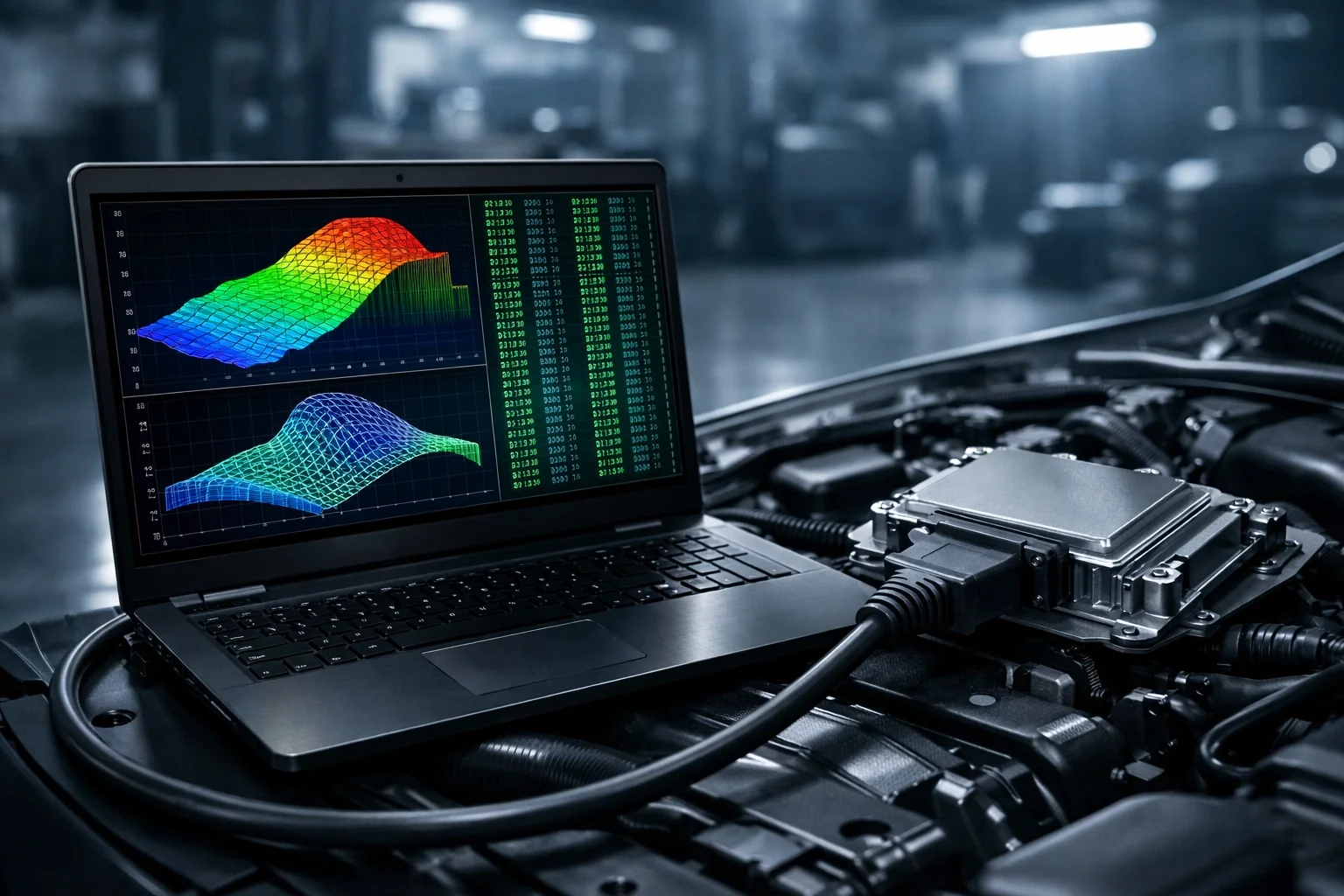 Professional ECU remapping and AdBlue software diagnostics Kent