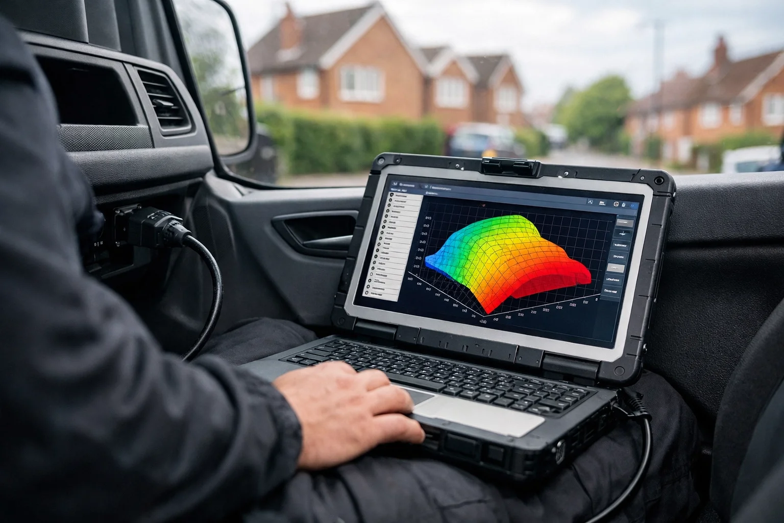 Expert ECU remapping in Kent provided by our mobile remapping service to boost van fuel economy.