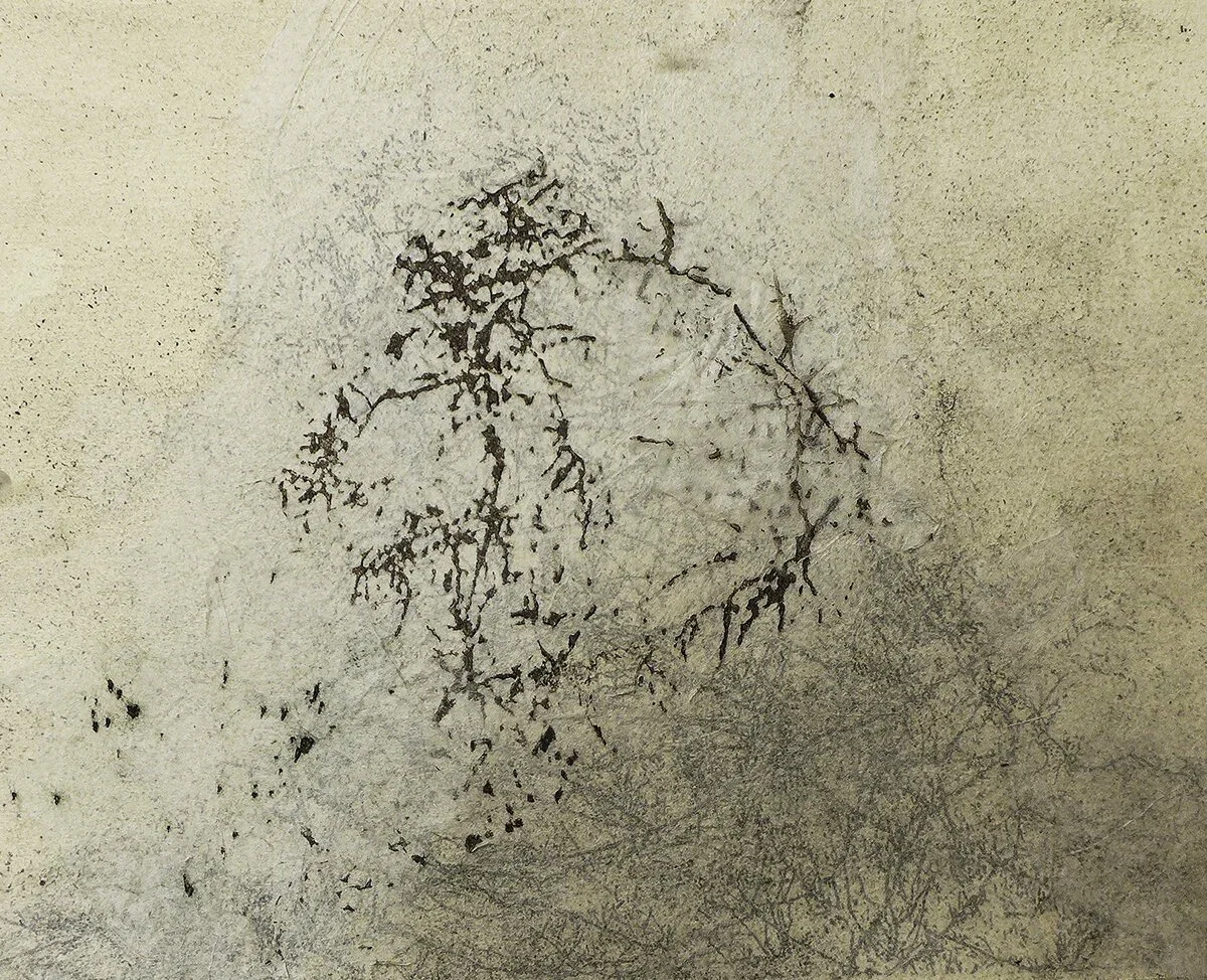 Deep in the Woods 70 • Altered Collaged Print • 8" x 12"