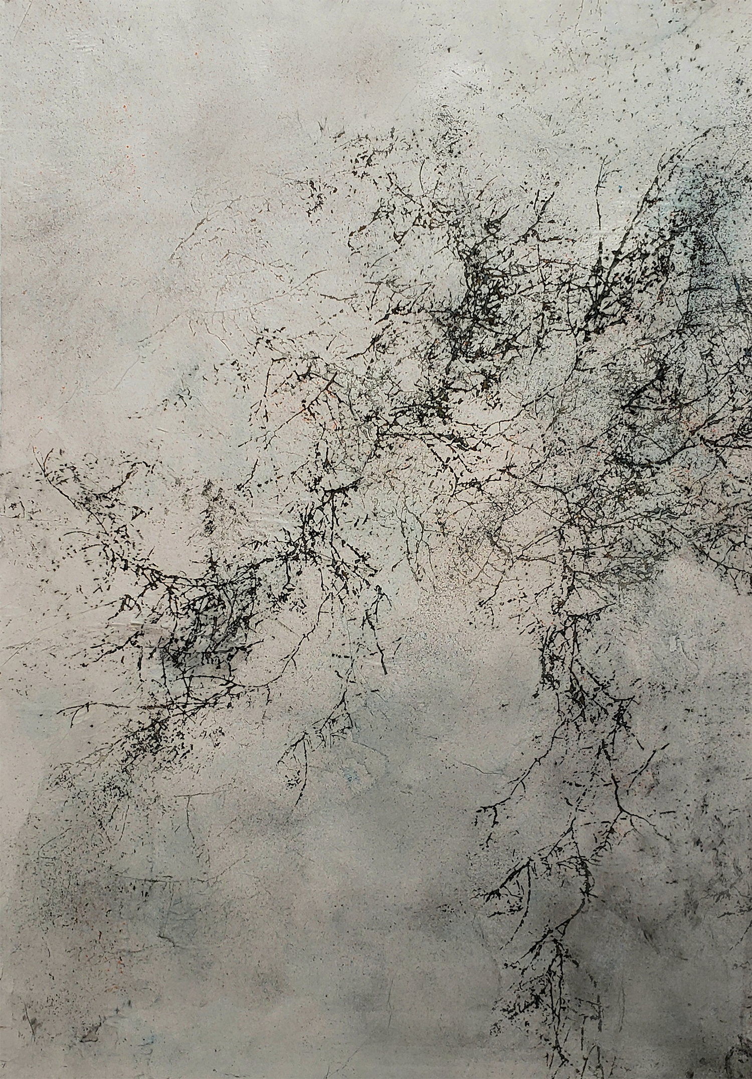 Deep in the Woods 141 • Altered Collage Print • 28” x 40”