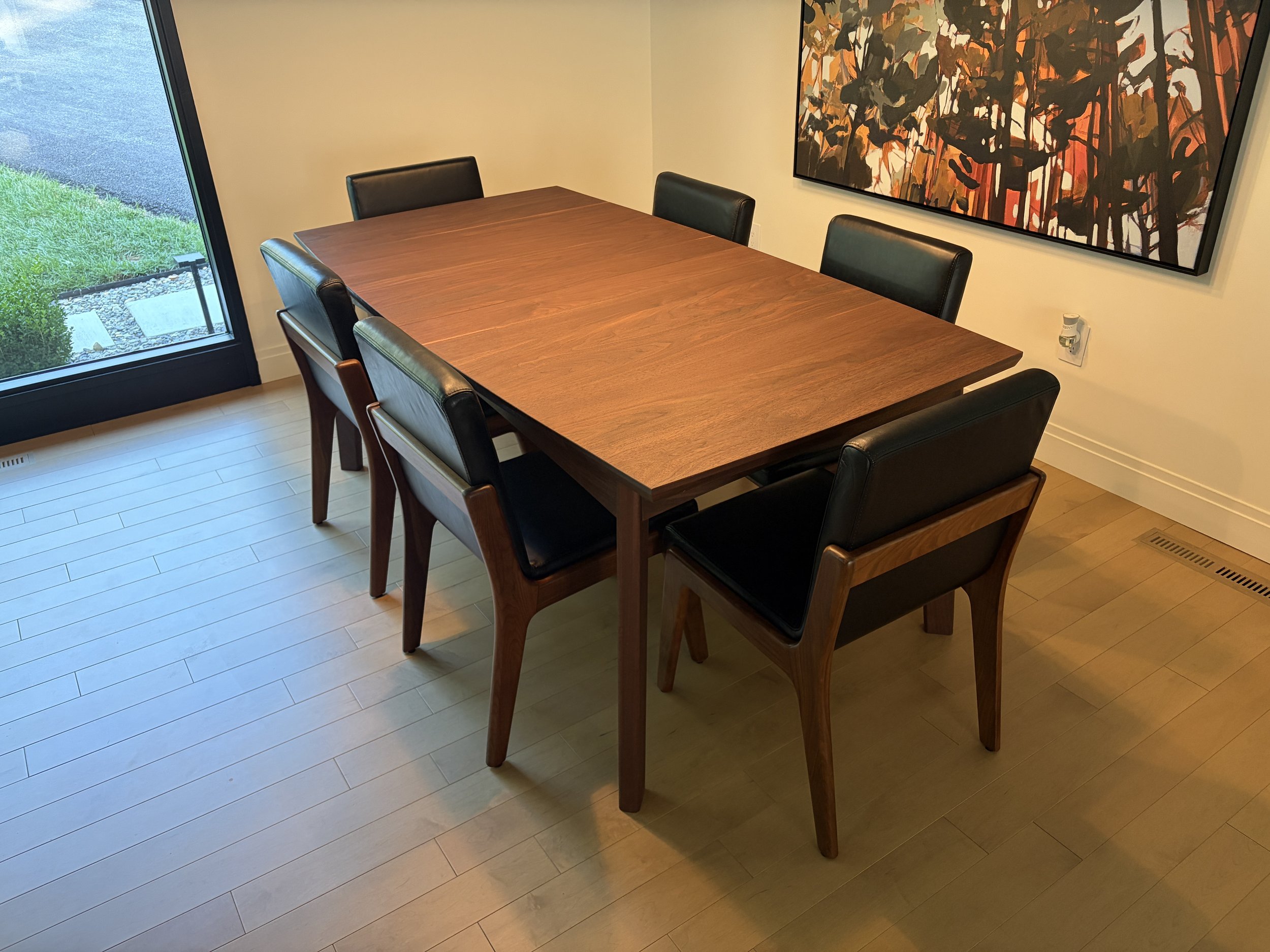The Walcott · Solid Walnut  · Matched to Clients Cabinets