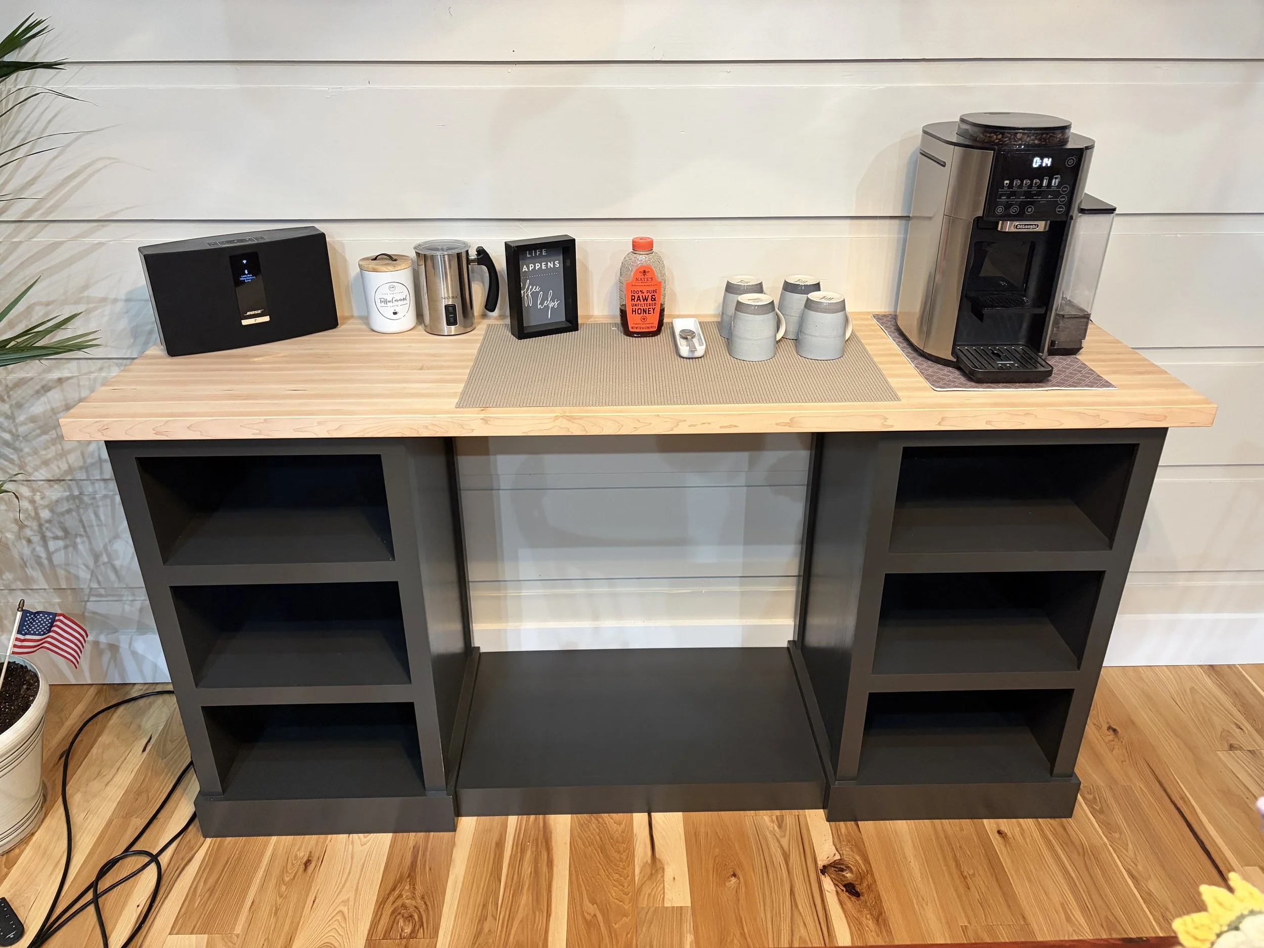 Coffee Bar · Maple Butcher Block  · OPW Custom Shop