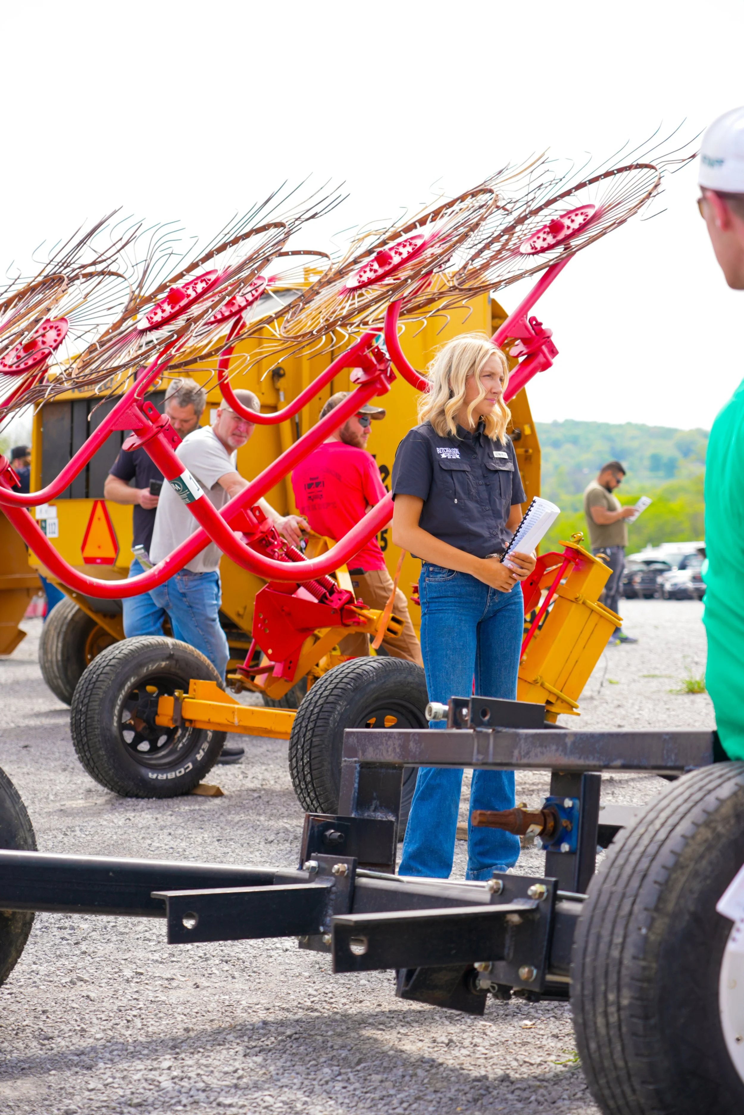 On the ring at Ritchason Auctioneers Inc — working the crowd, spotting bids, and keeping the energy high. Every signal counts, every moment matters—helping drive the sale one bid at a time.