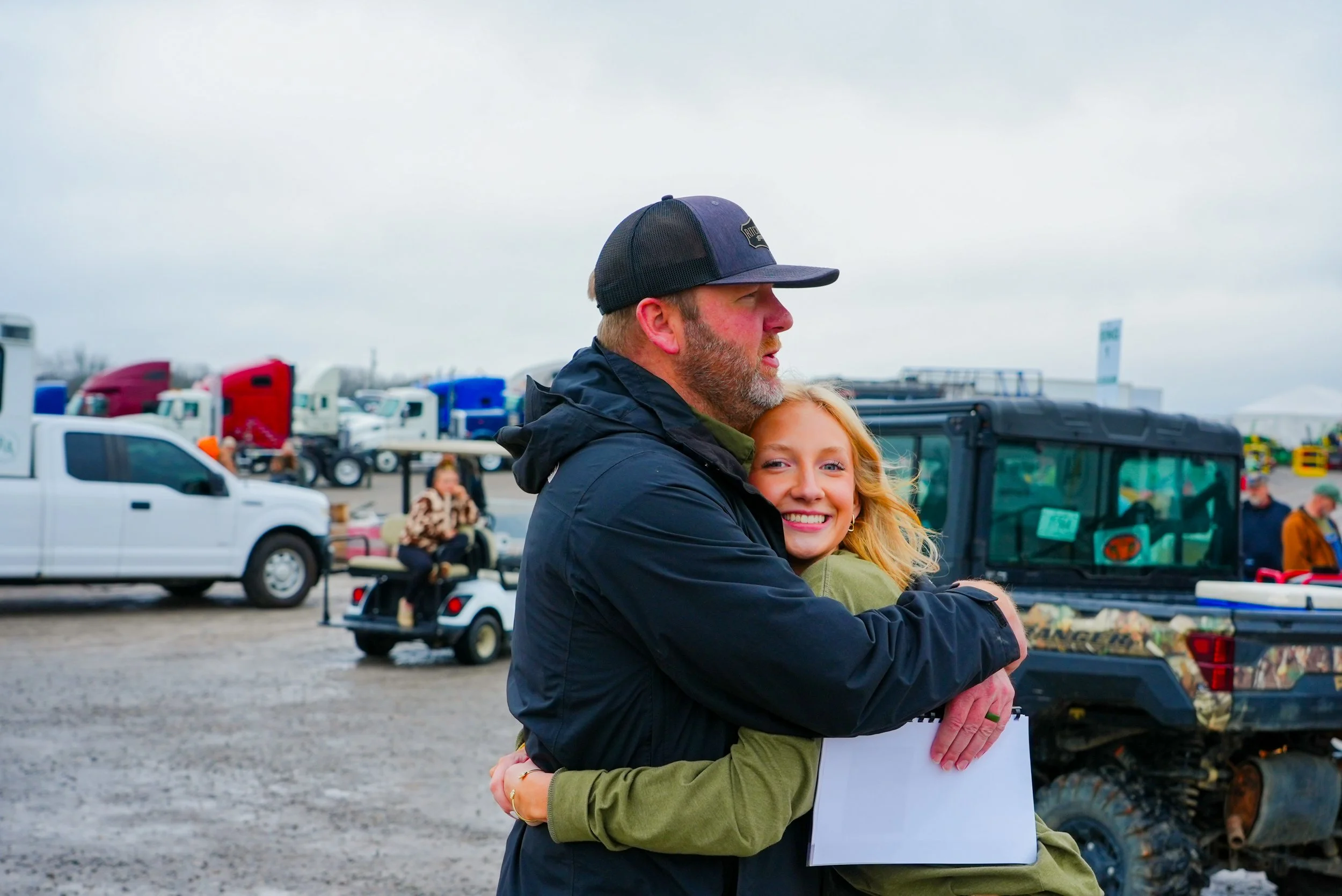 With my dad at Ritchason Auctioneers Inc — learning, working, and carrying forward the legacy he helped build. Grateful for the guidance, the work ethic, and the example he sets every day.