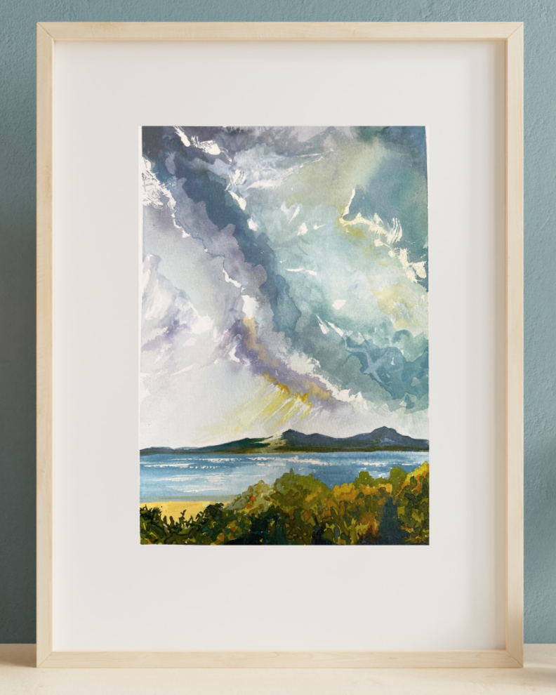 sky study from garreg wen - ink 