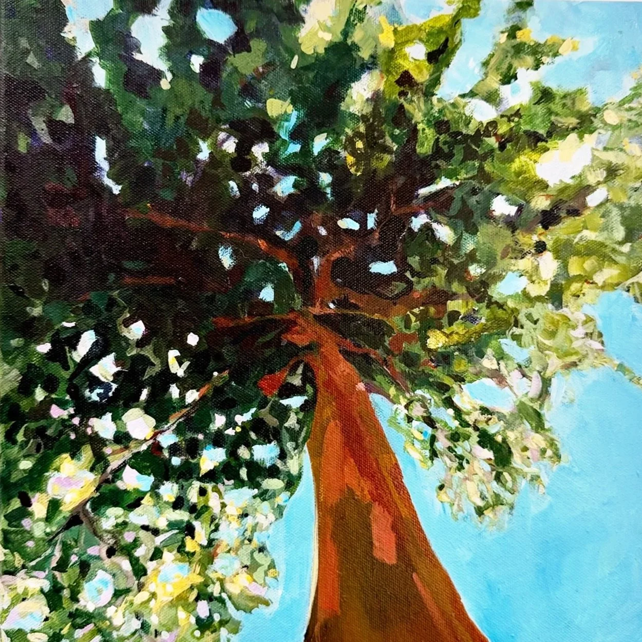 Up l - ink & acrylic on canvas