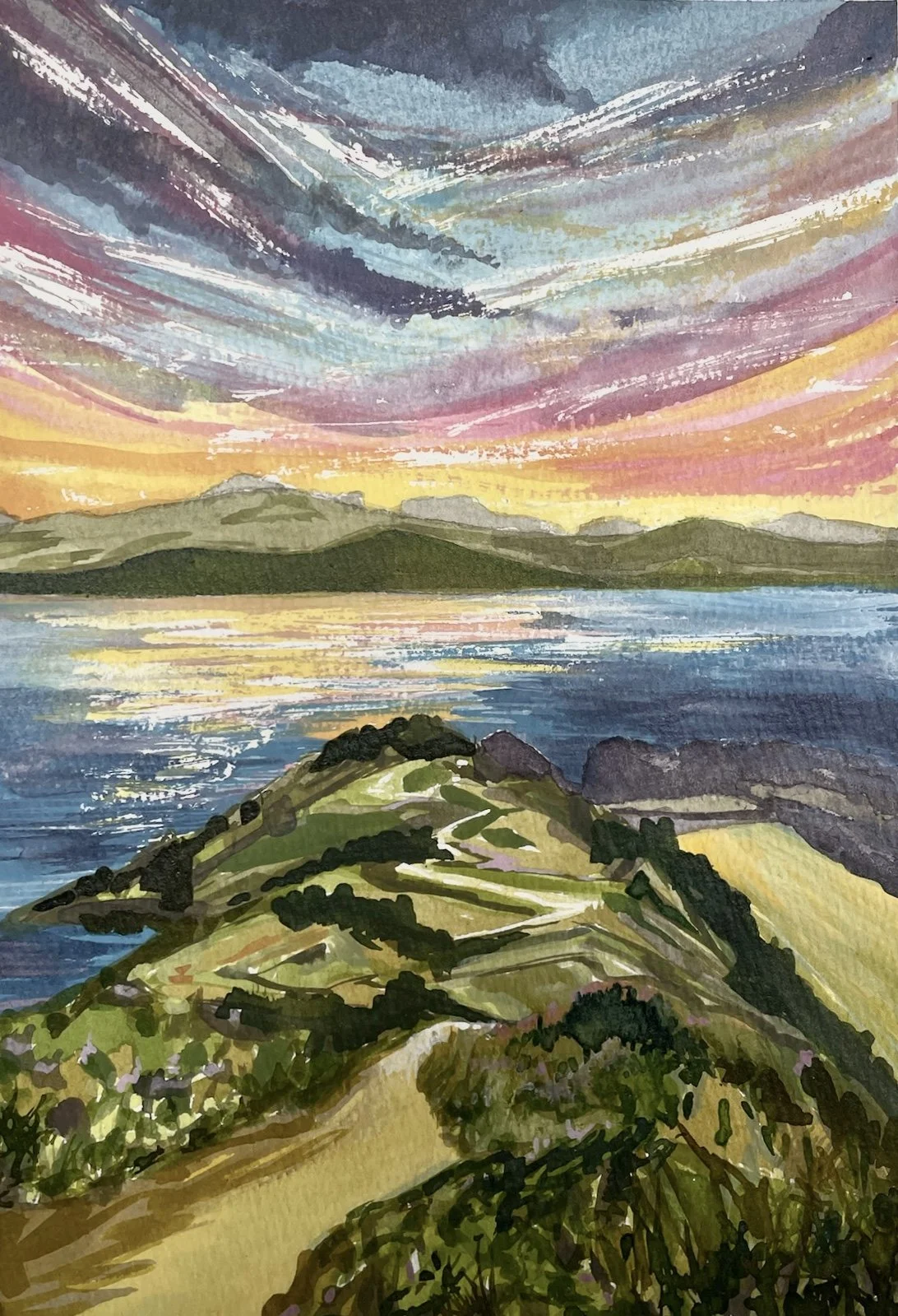 Cambrian awakening - ink on 300gsm