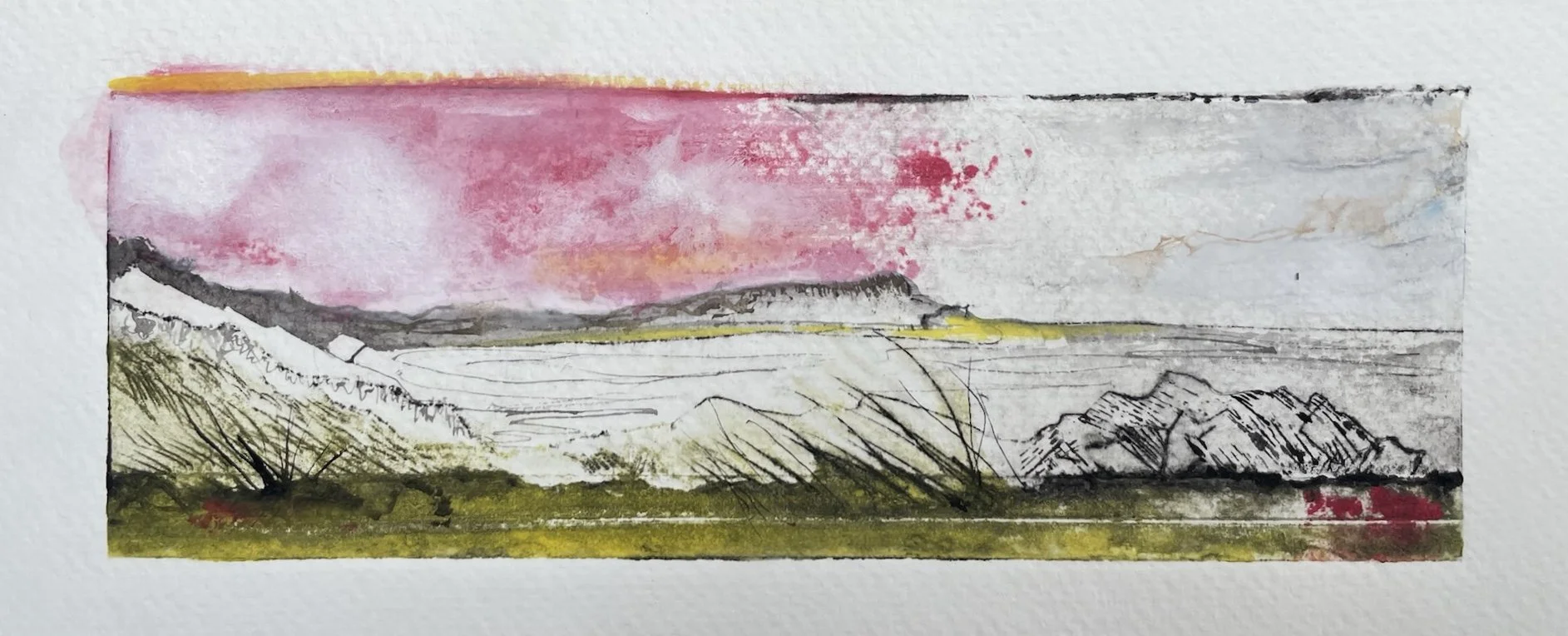 Marram - intaglio print 2/5