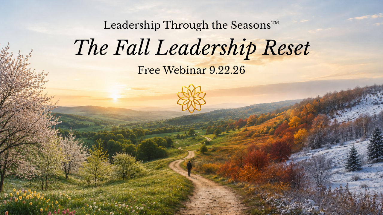 The Fall Leadership Reset Webinar