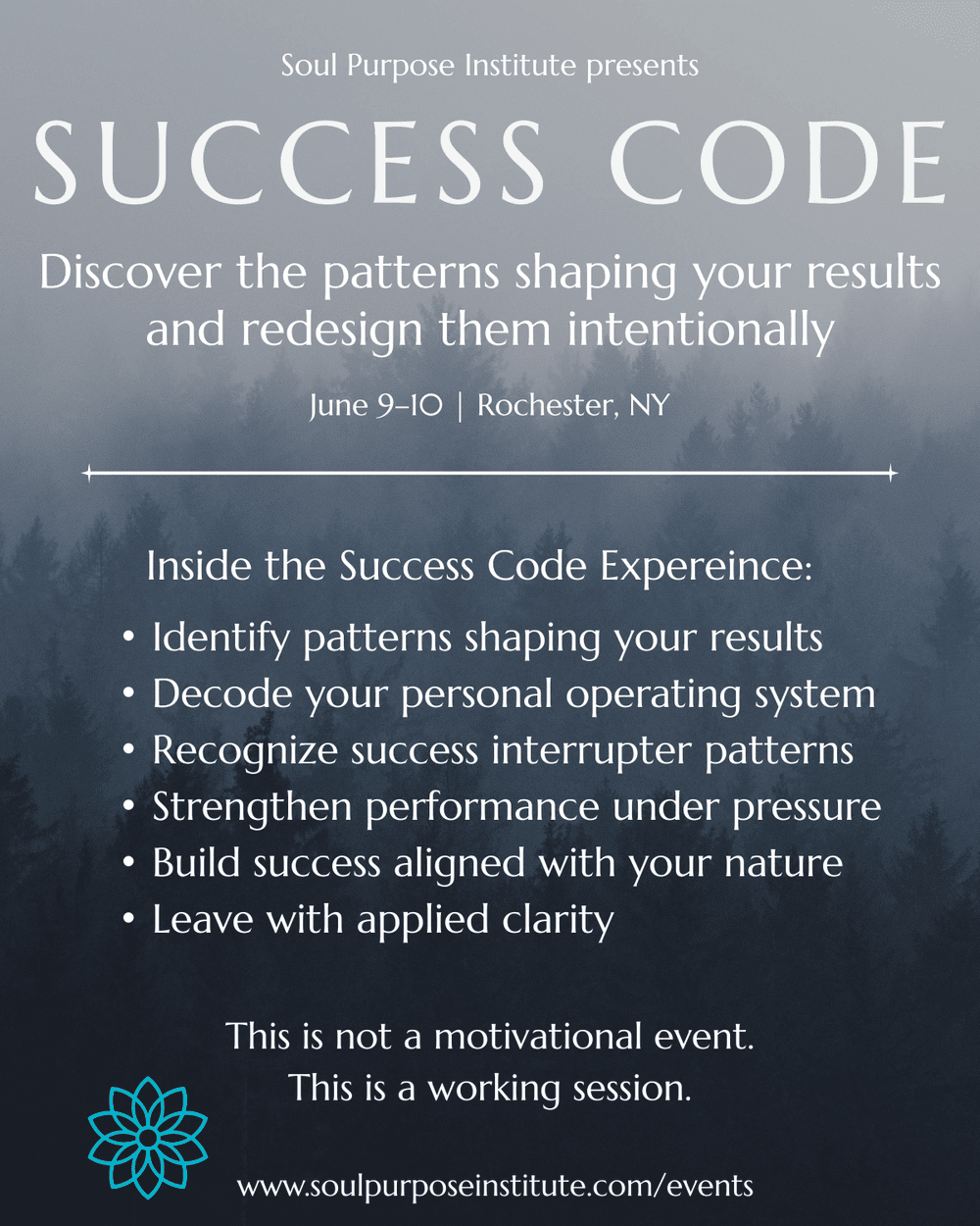 Success Code Symposium - Licensing Agreement Attendees — Soul Purpose ...