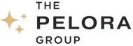 Logo of The Pelora Group with text and a stars graphic.