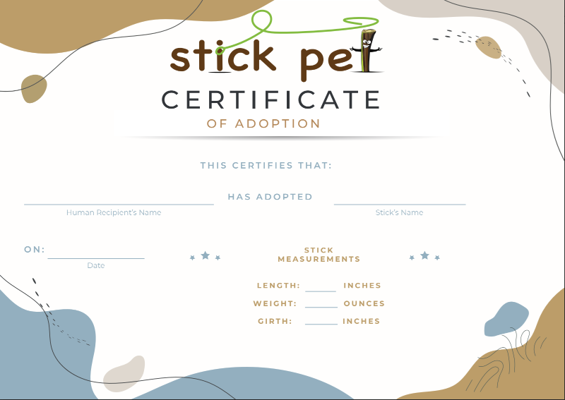 Certificate of Adoption