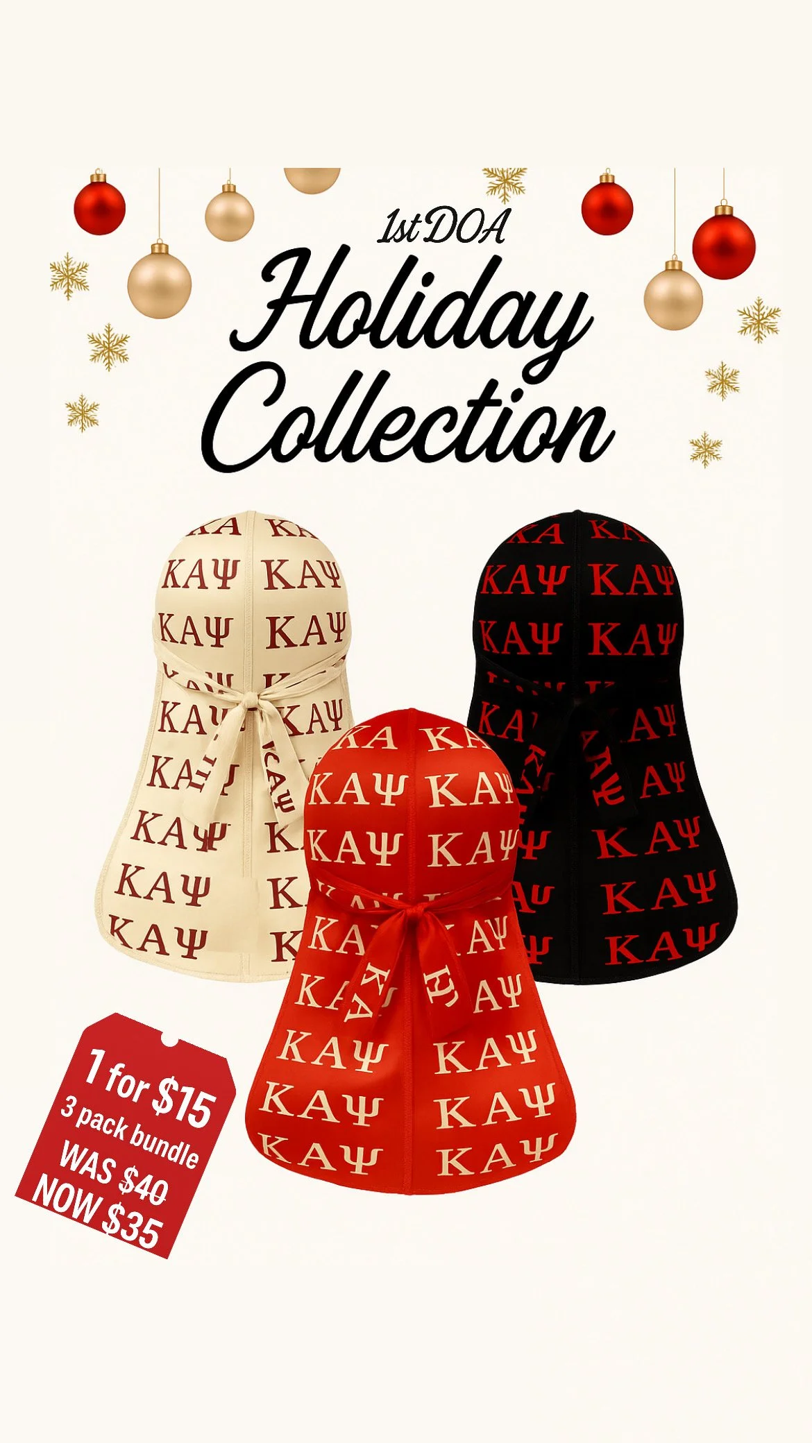 Kappa Alpha Psi “Founder’s Luxe” Durag