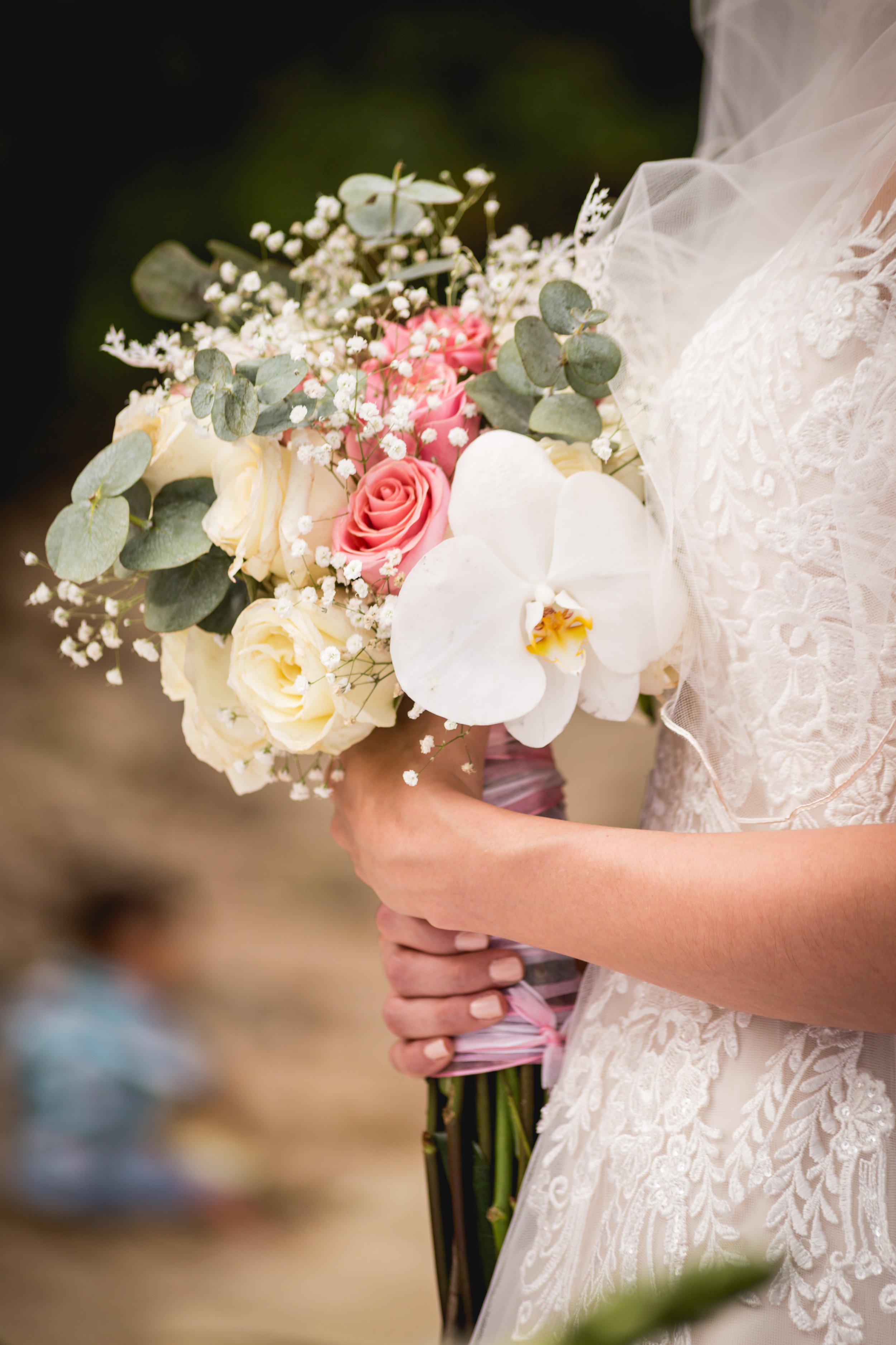 Wedding bouquet of floral composition in mazunte.