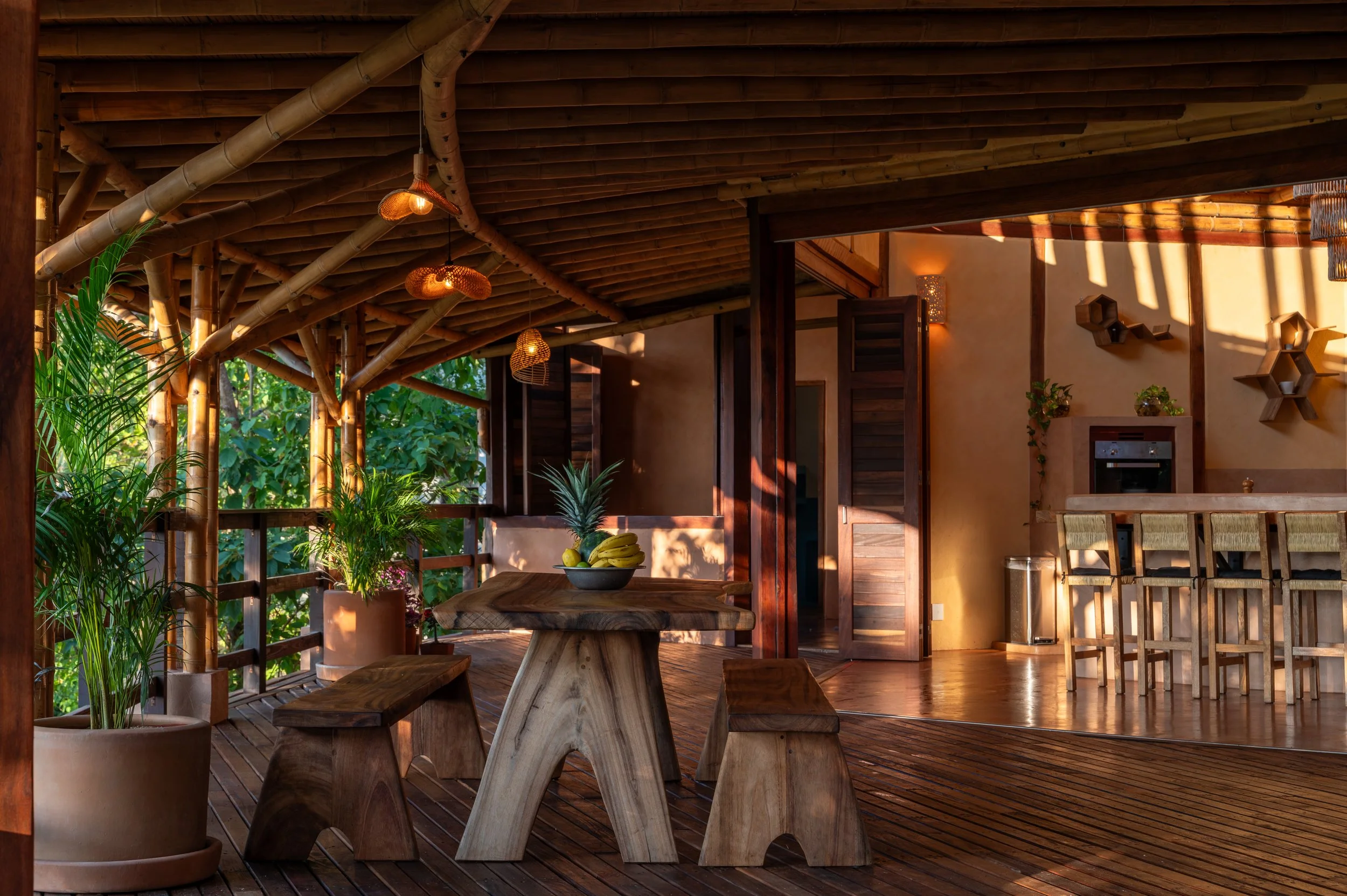 luxury villa in Mazunte Oaxaca, editorial interior design.