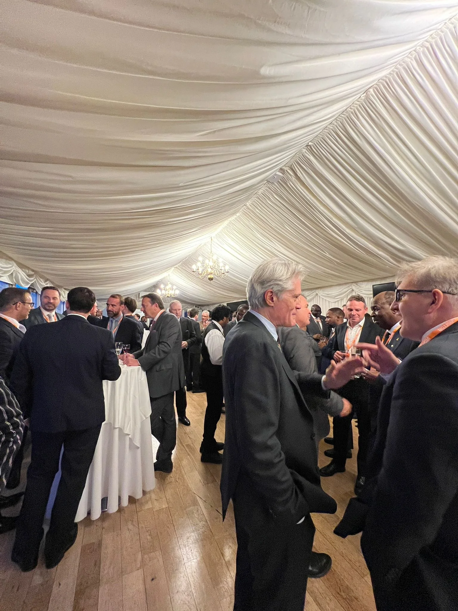 Wine and canapés served at Westminster Africa Business Group House of Commons WABG reception
