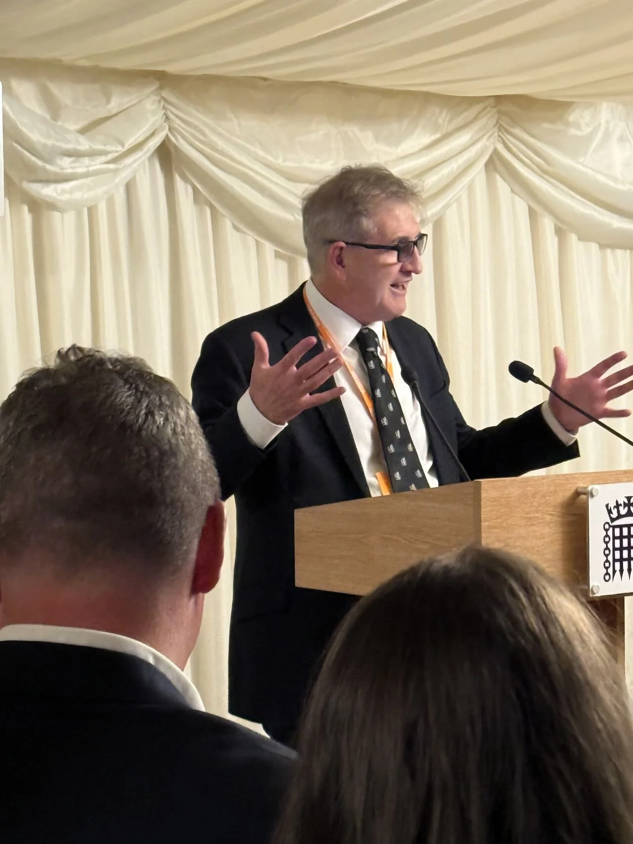 His Majesty’s Trade Commissioner for Africa John Humphrey addressing Westminster Africa Business Group WABG reception