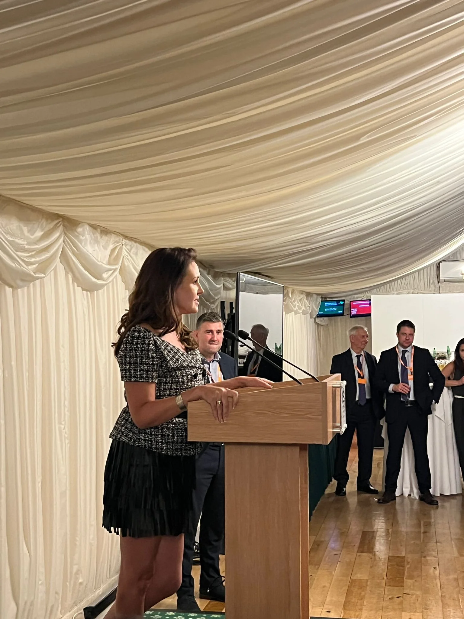 Vice Chair of Westminster Africa Business Group WABG giving the opening speech