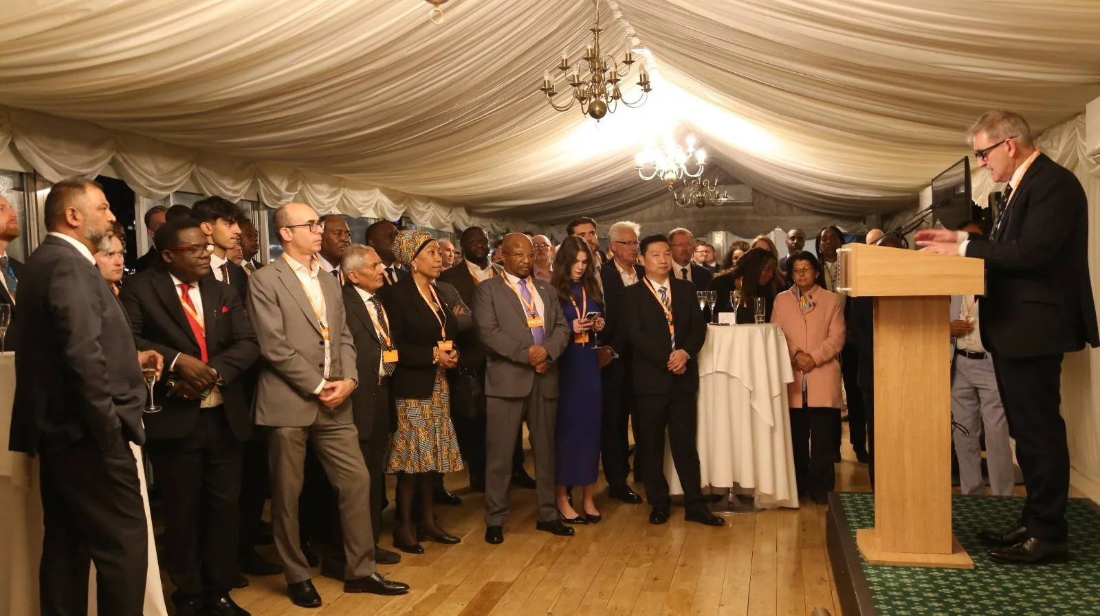 Over 20 Ambassadors and high commissioners at the Westminster Africa Business Group WABG House of Commons reception