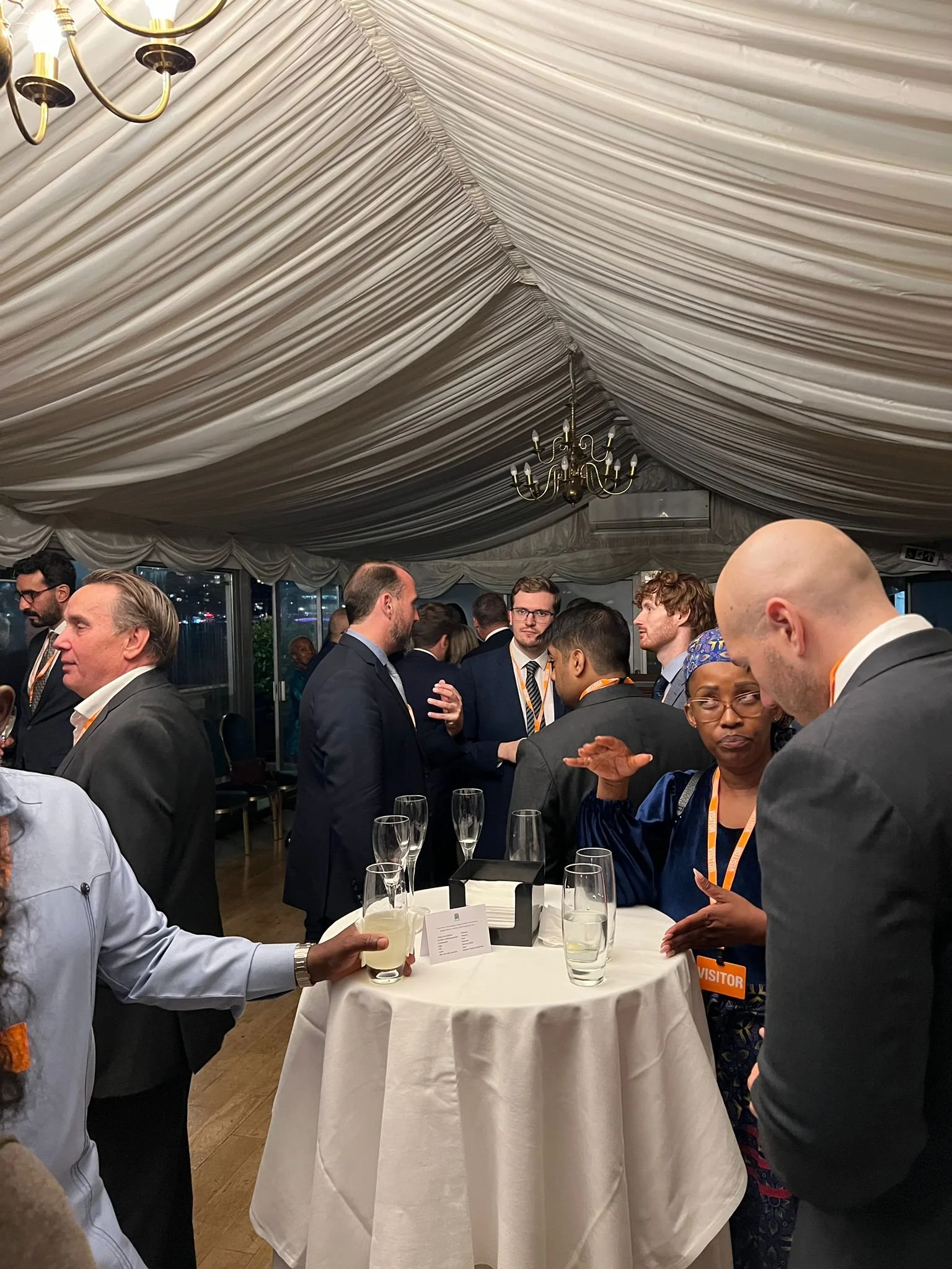 Delegates in conversation during Westminster Africa Business Group WABG luncheon