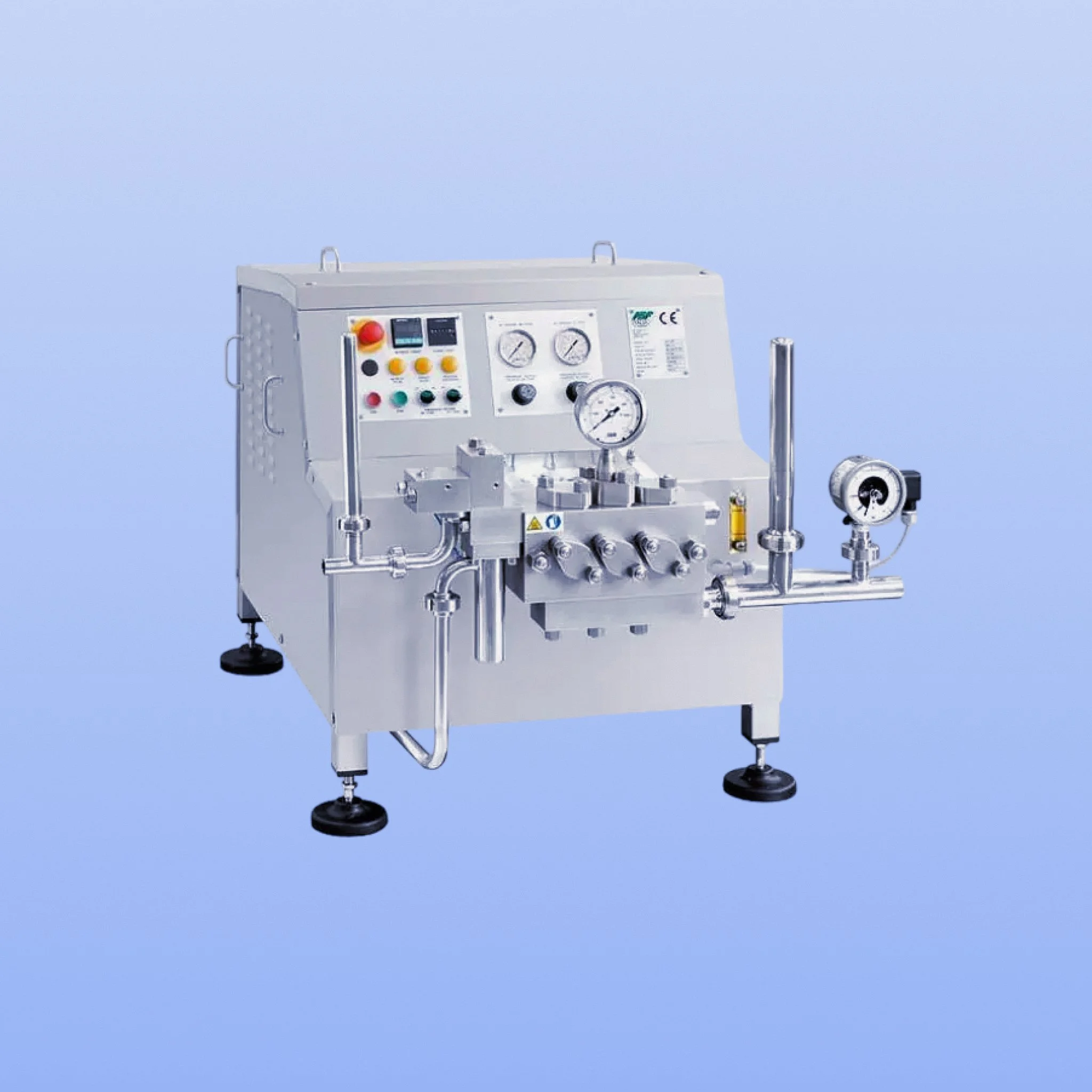 homogenizer for the dairy industry