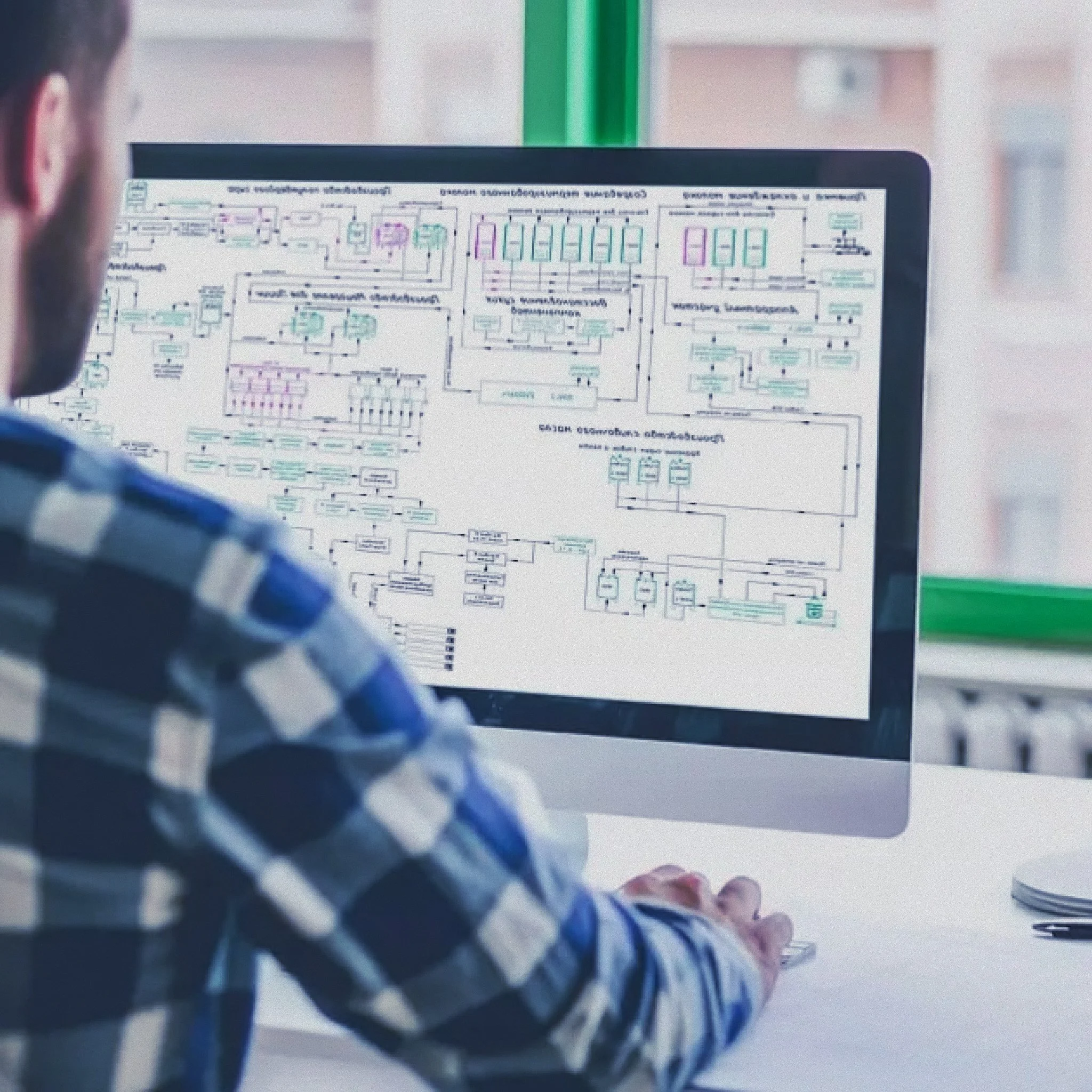 Individual design of a milk processing plant.