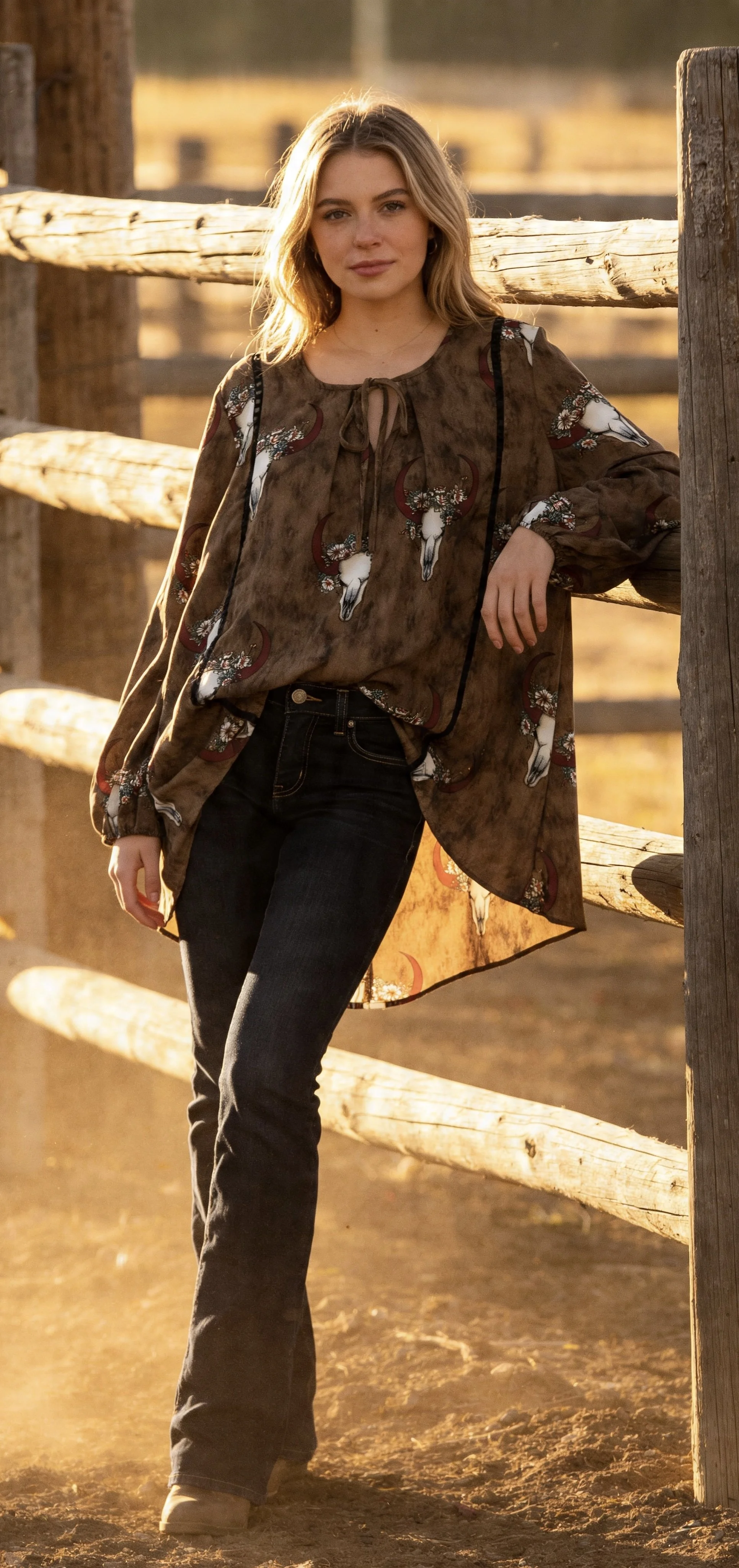 RAWHIDE TUNIC TOP