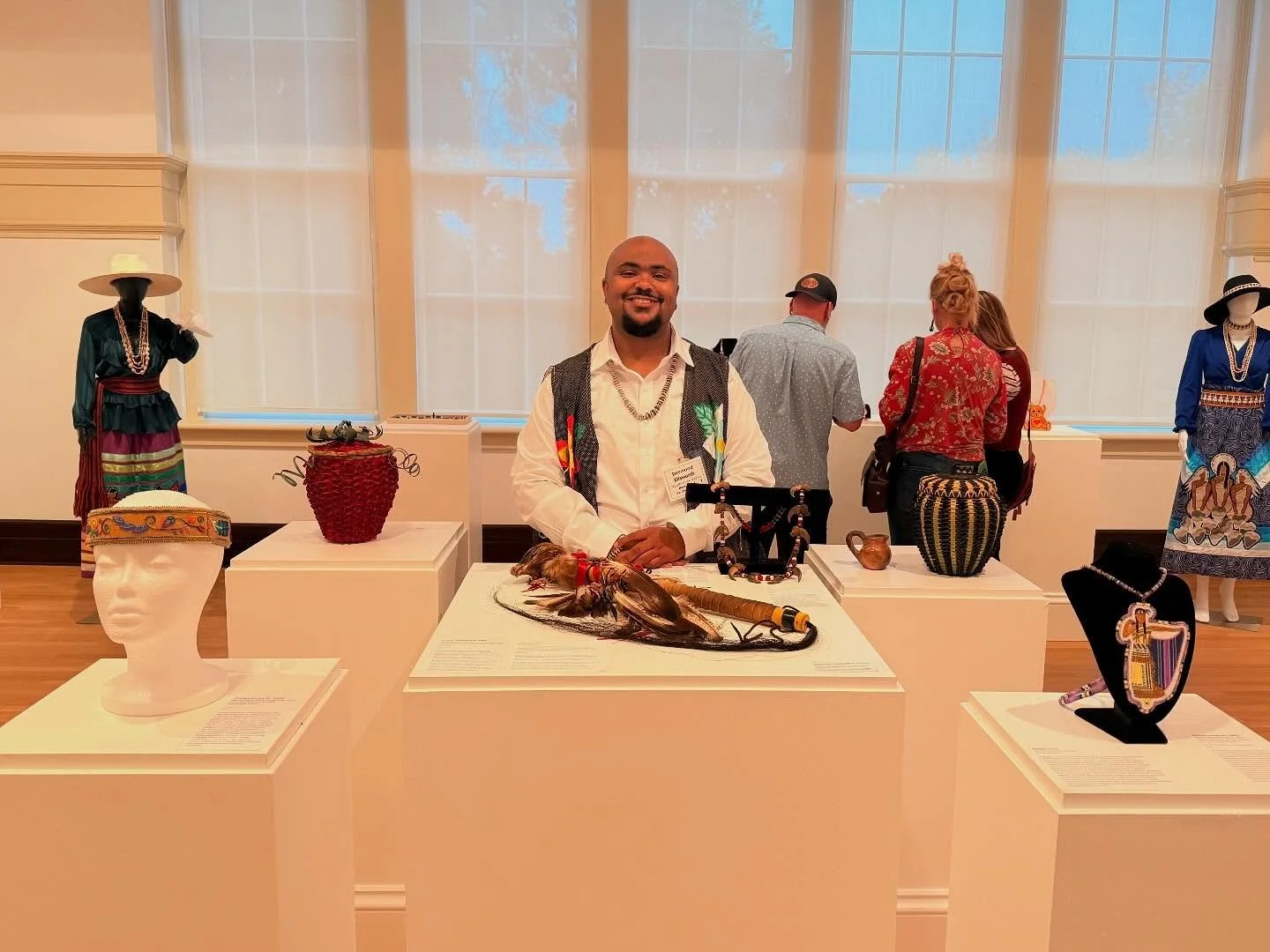 Tonight was absolutely amazing! I even had the honor of introducing myself in Powhatan&mdash;a truly meaningful moment. Indigenous Summer is officially on view now at the Suffolk Center&mdash;don&rsquo;t miss it! Be sure to check out the educational 