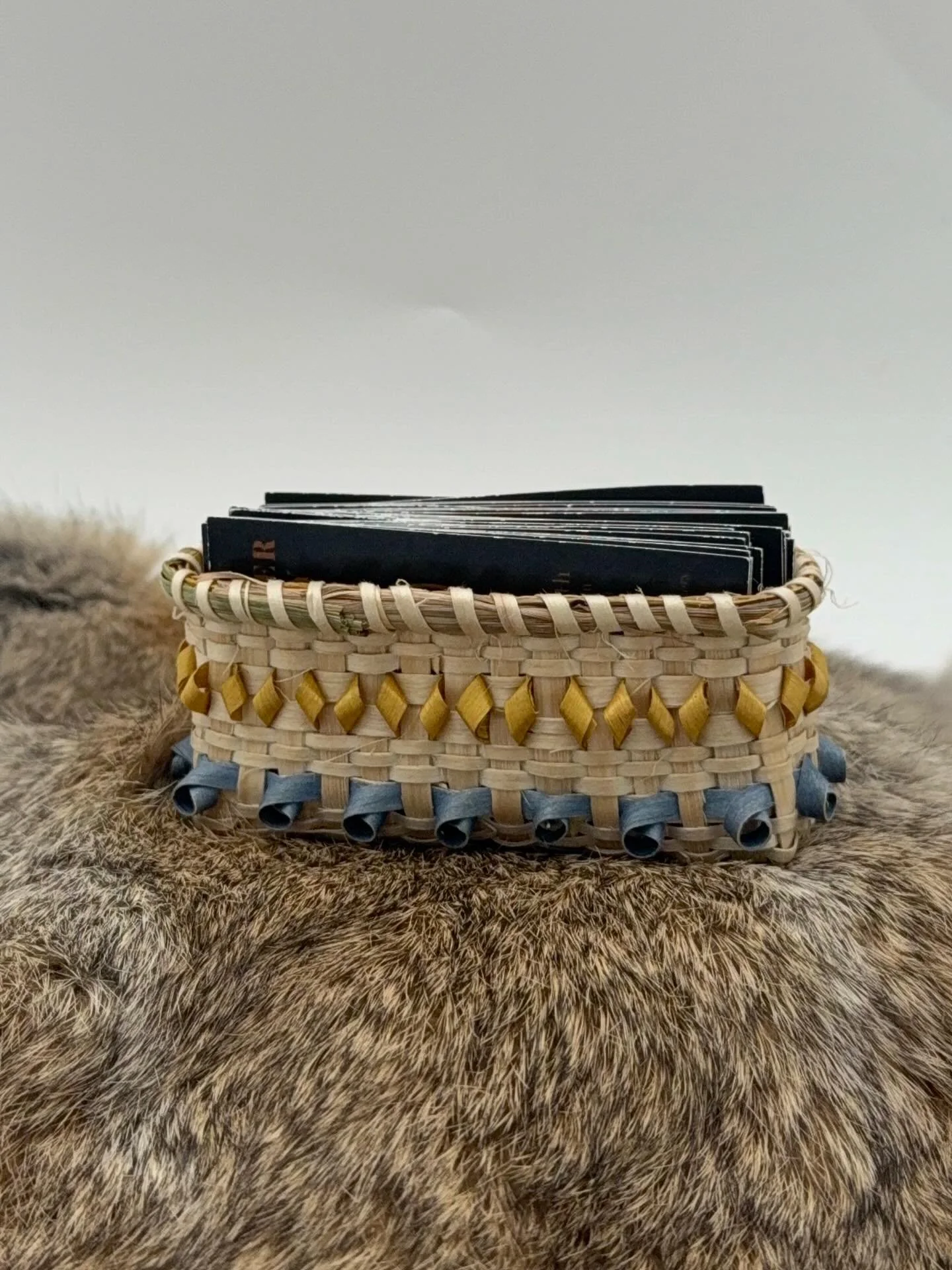 No more lost cards, just good looks and good vibes.

#fiberart #indigenousartist #nativemade #nansemondindiannation