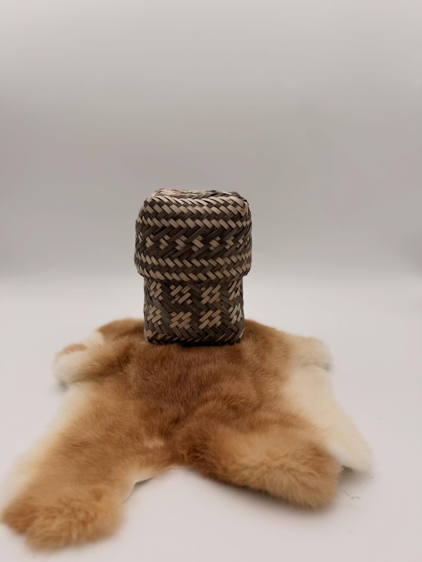 Newest piece completed.
Walnut and natural. 6 &times; 4 in.
Made with 100% natural, hand-prepared materials.