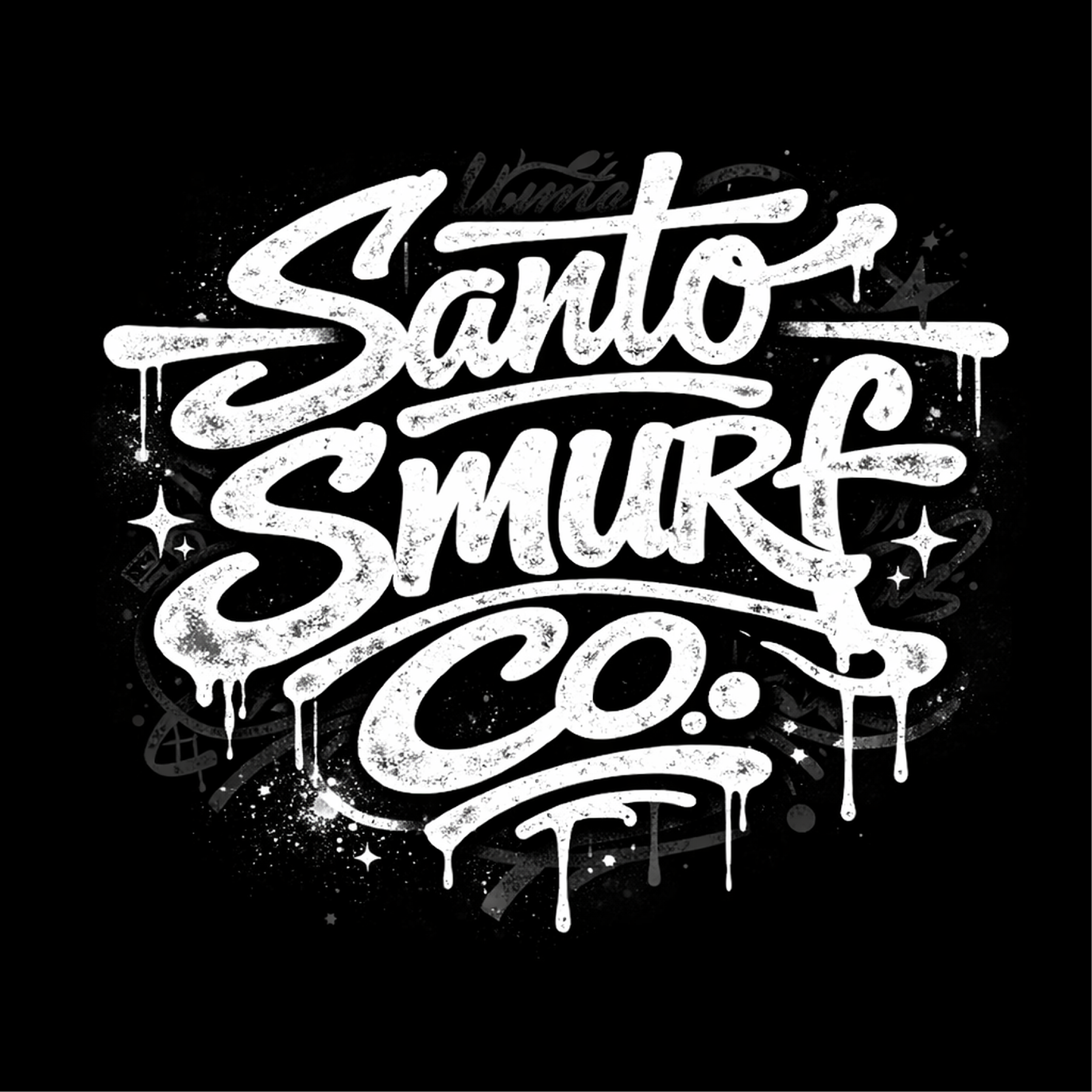 Santo Smurf Poster