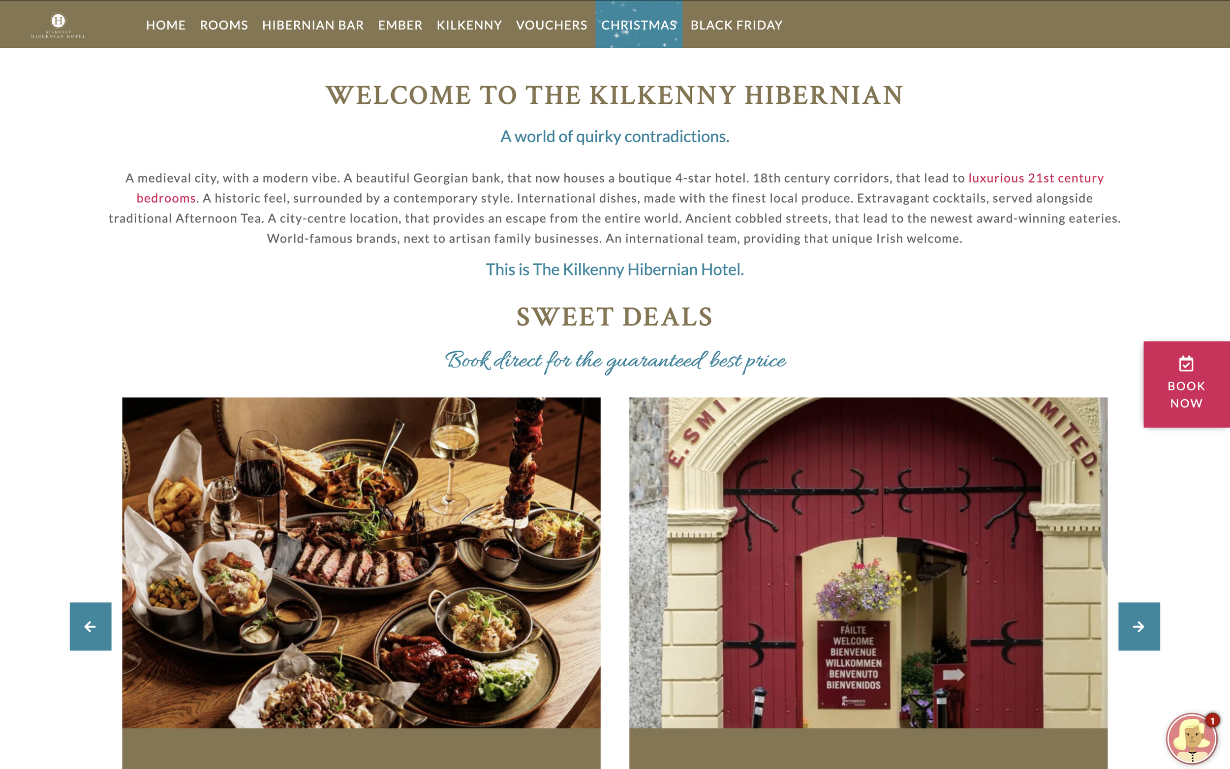 A professionally crafted introduction to the Kilkenny Hibernian alongside a selection of their food.