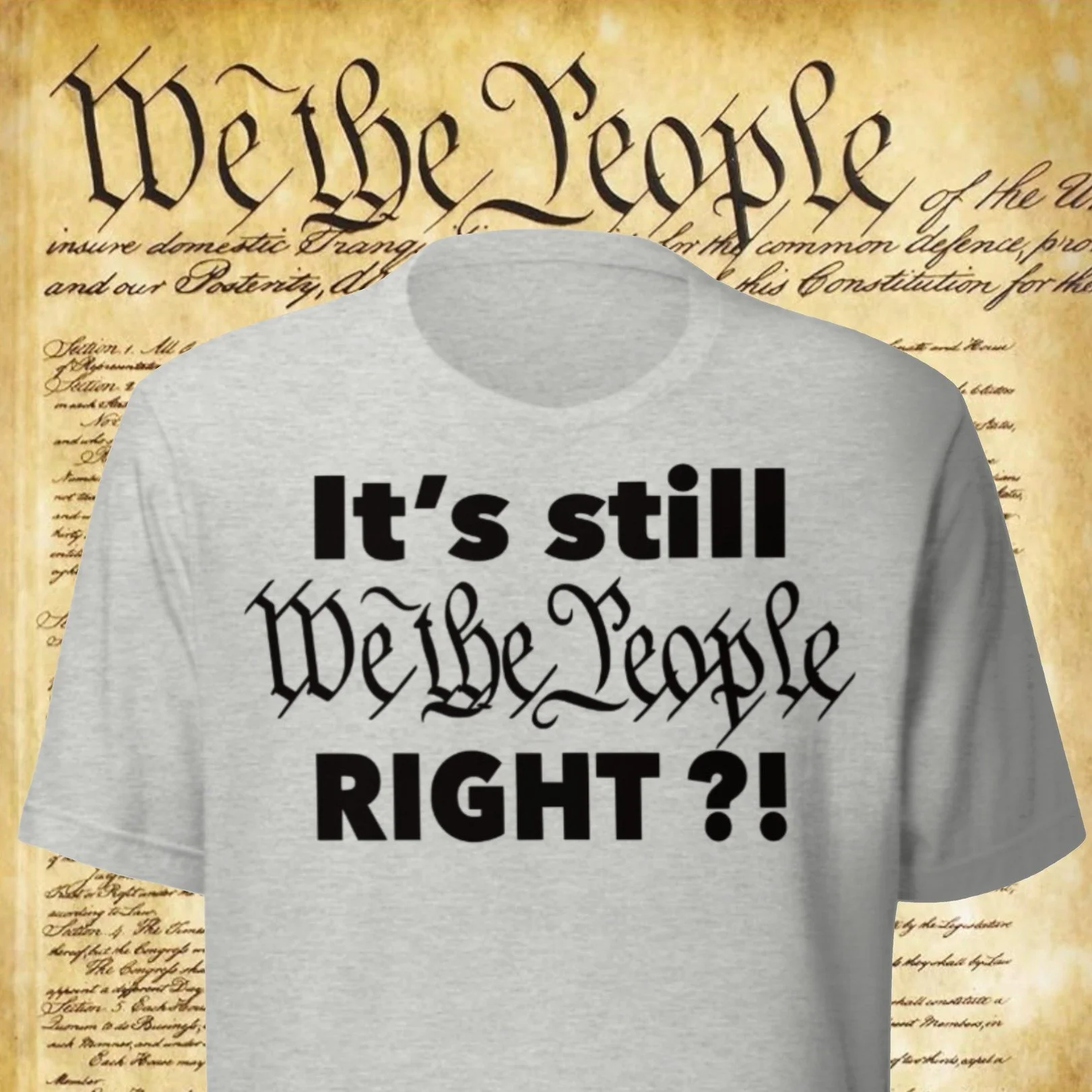 Three designs. One theme: Say what everyone&rsquo;s thinking &mdash; without saying too much.

 🗽 It&rsquo;s Still We the People, Right?
 🚫 Fck Cancel Culture
 💥 Get the Fck Over It 

 Shop the Bold Statement Collection &mdash; where freedom of ex
