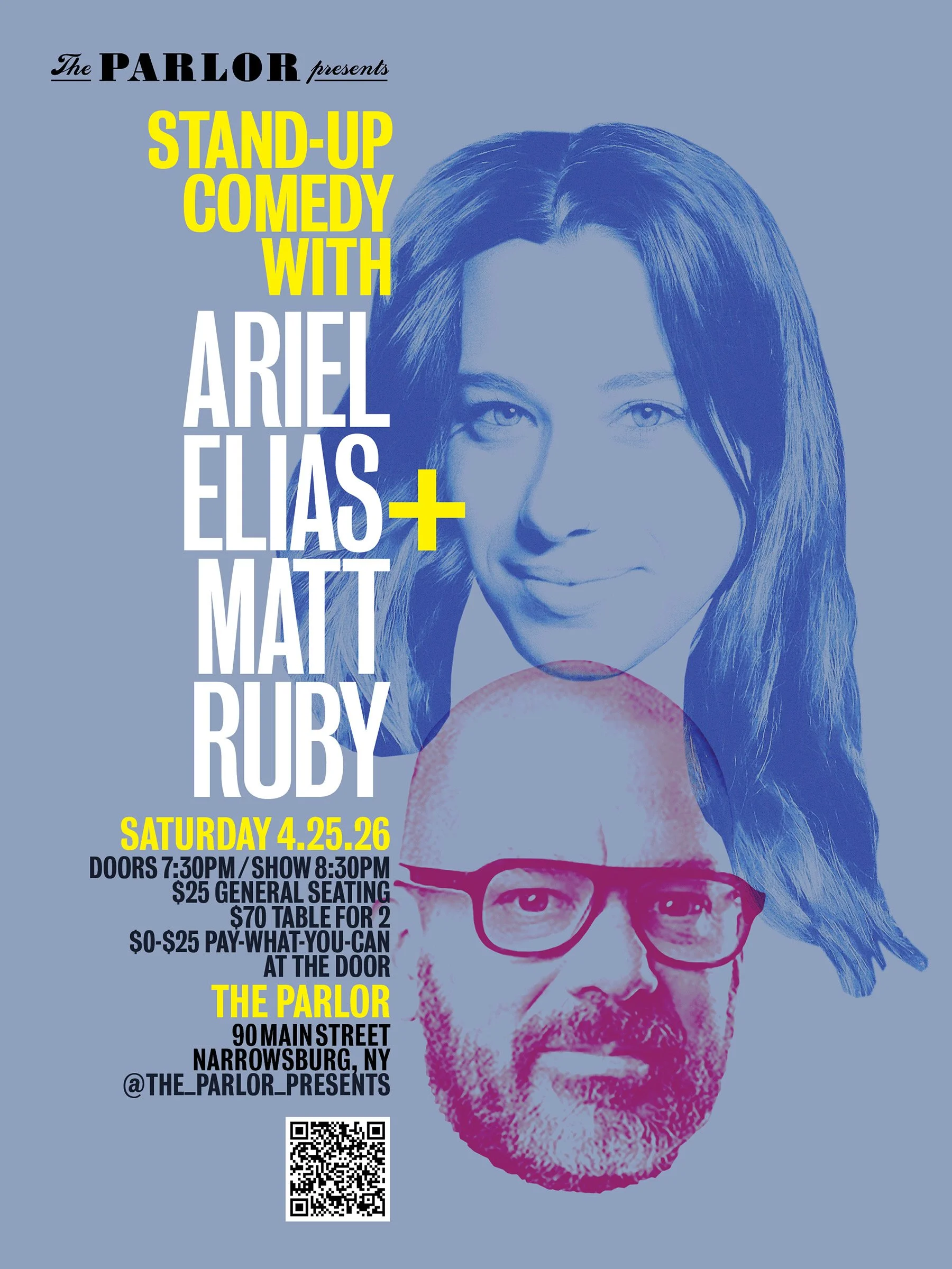 Stand-Up Comedy w/ Ariel Elias & Matt Ruby