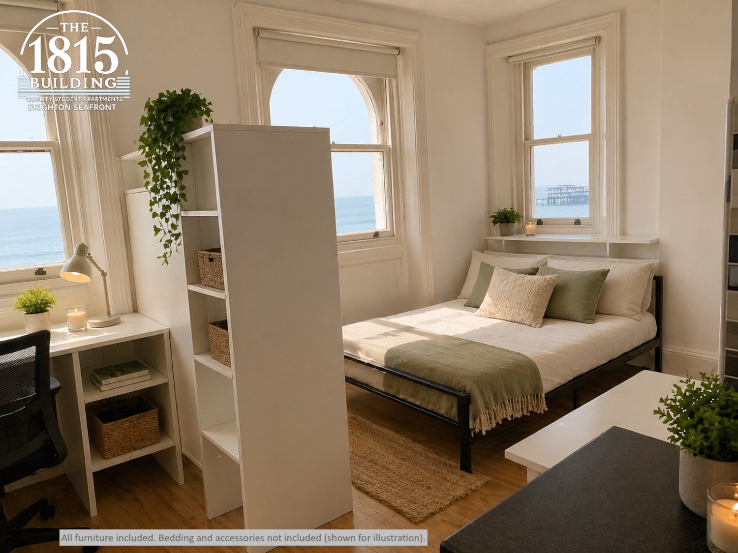 Flat 10 - Sea-view Student Studio - £1,000 pcm