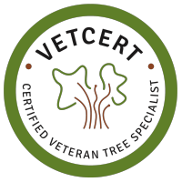Logo van VETcert, specialist veteraanbomen