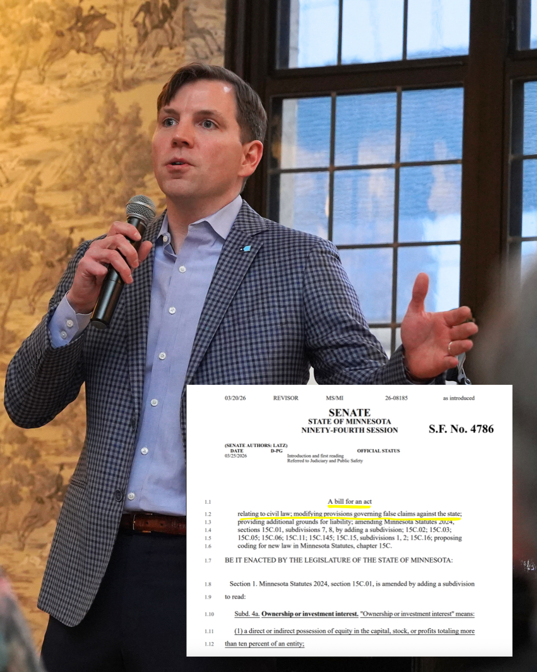 Nat Smith Fights for New Fraud Protections at State CapitoL