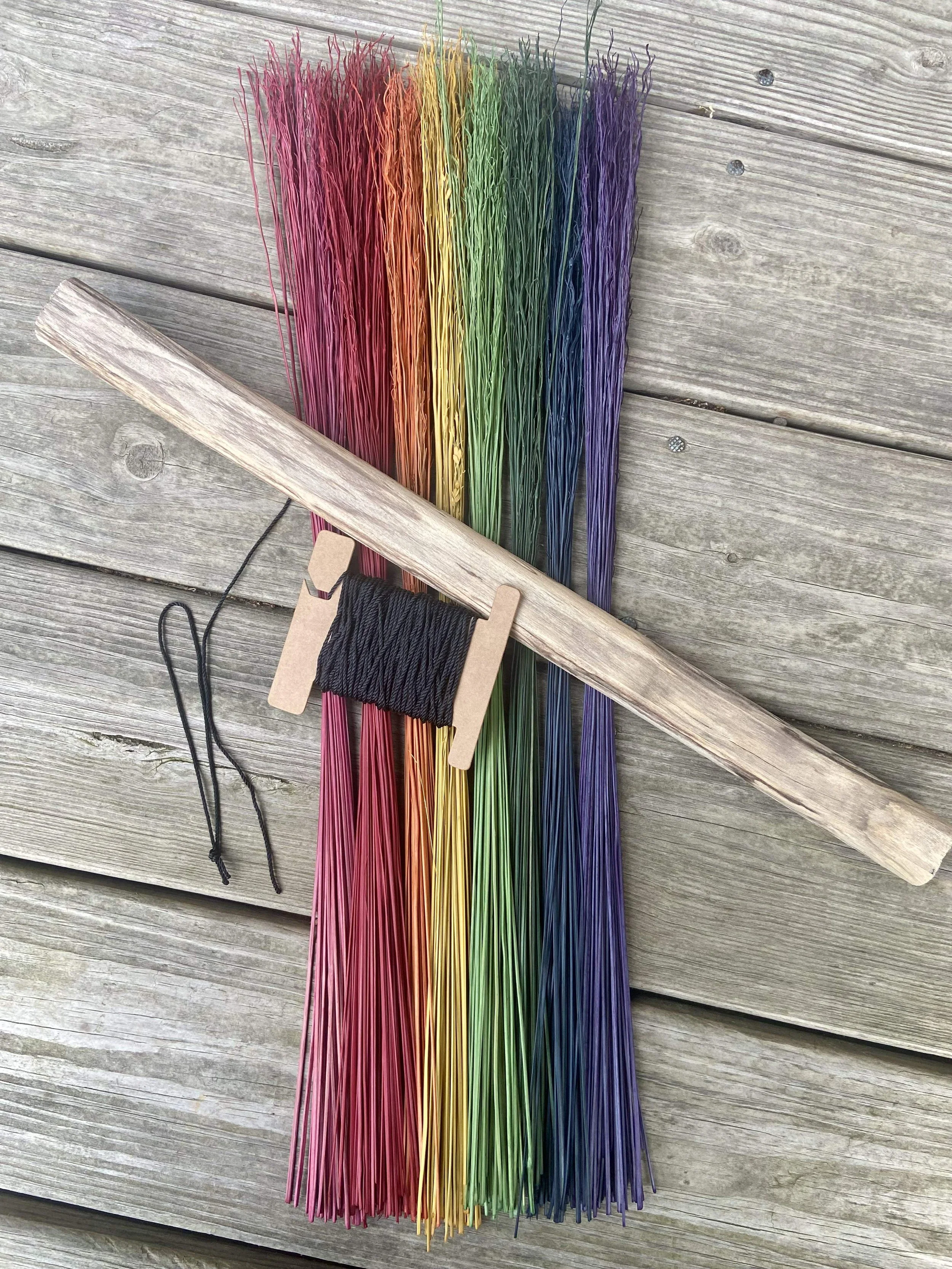 Rainbow Hand Whisk Broom Making Kit