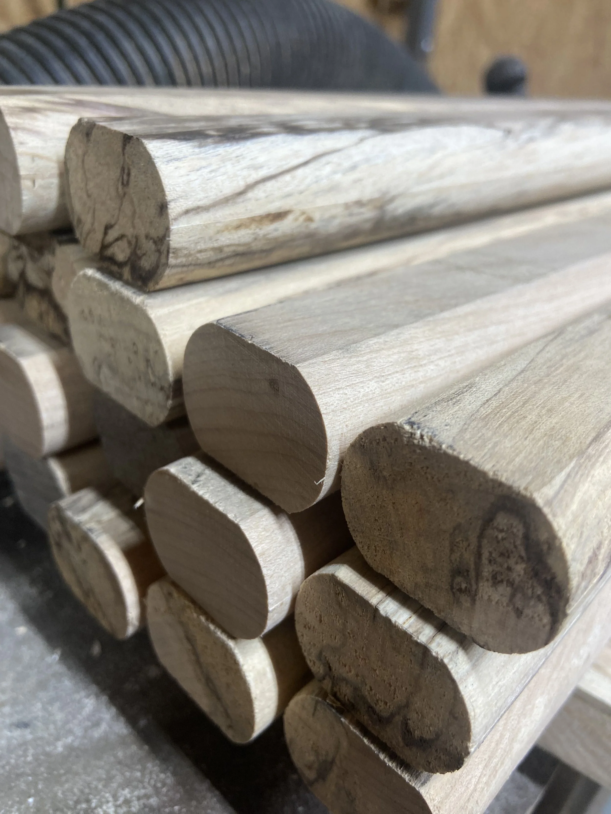 Hardwood Foot Brake - For Broom Making