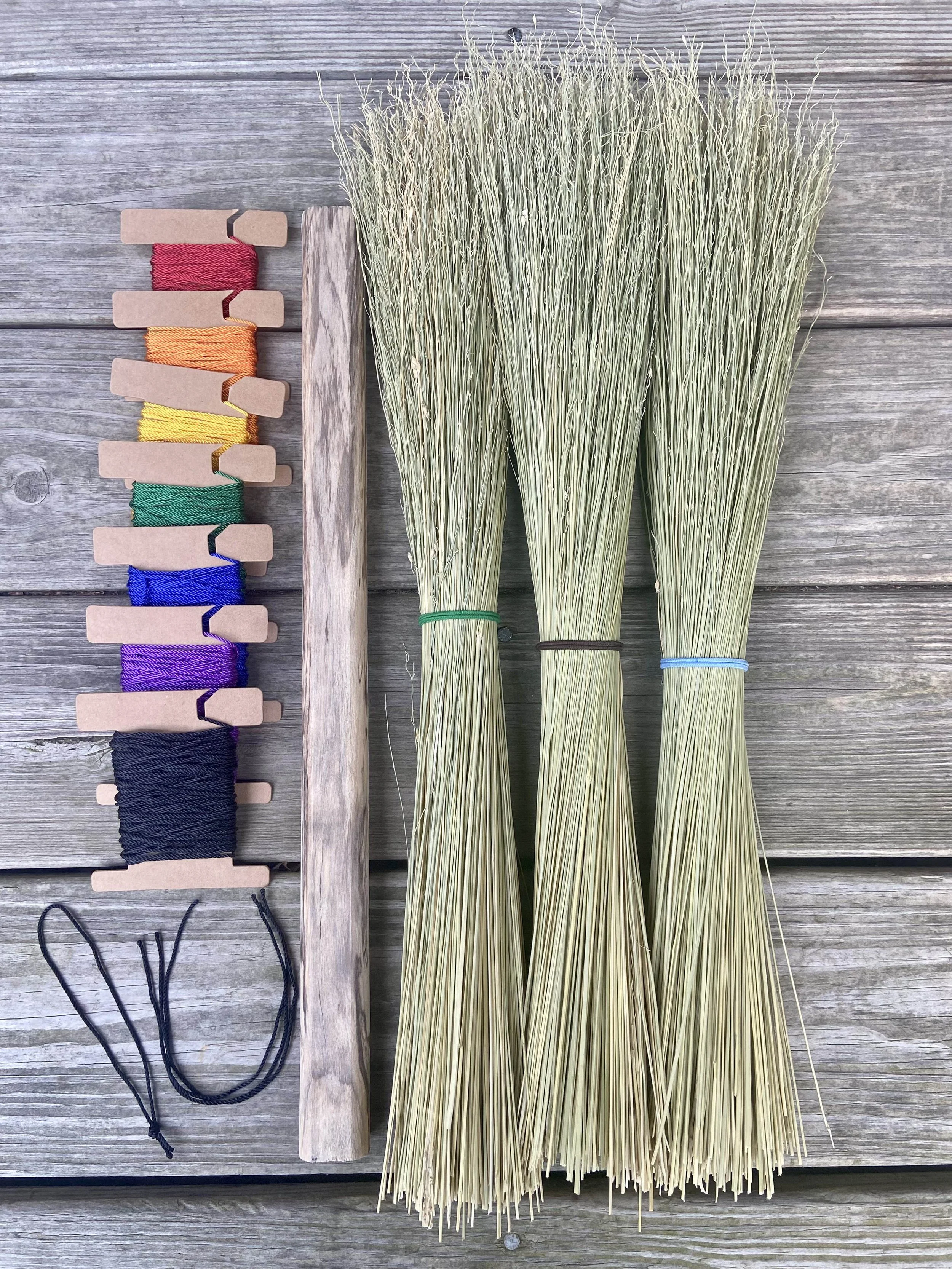 Natural Hand Whisk Broom Making Kit