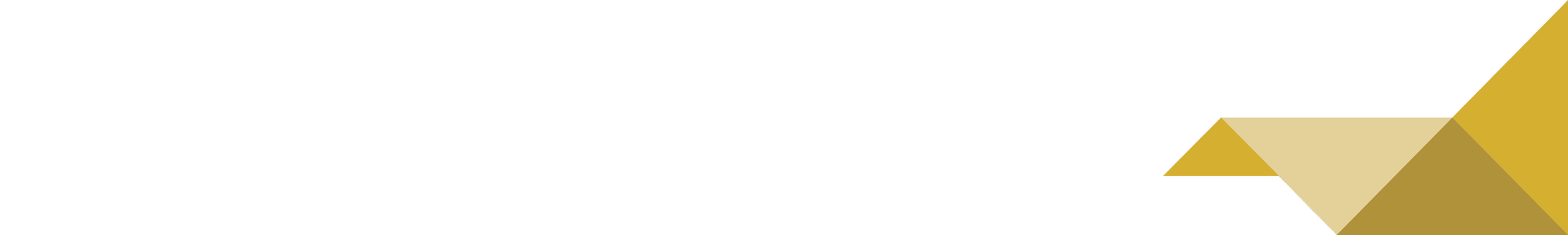 Black background with gold geometric shapes in the top right corner.