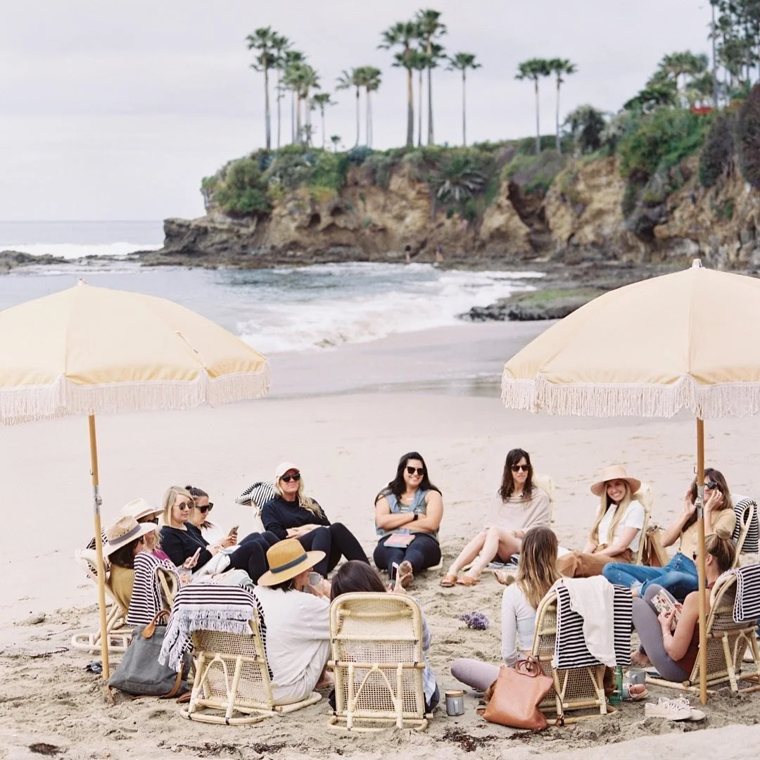 Missing this group of women so much. This powerful manifestation session hosted by @jessiedelowe was such a highlight of the retreat. I feel so grateful for this hour spent on the beach with these beautiful humans.... it was so life giving. 
Photo vi